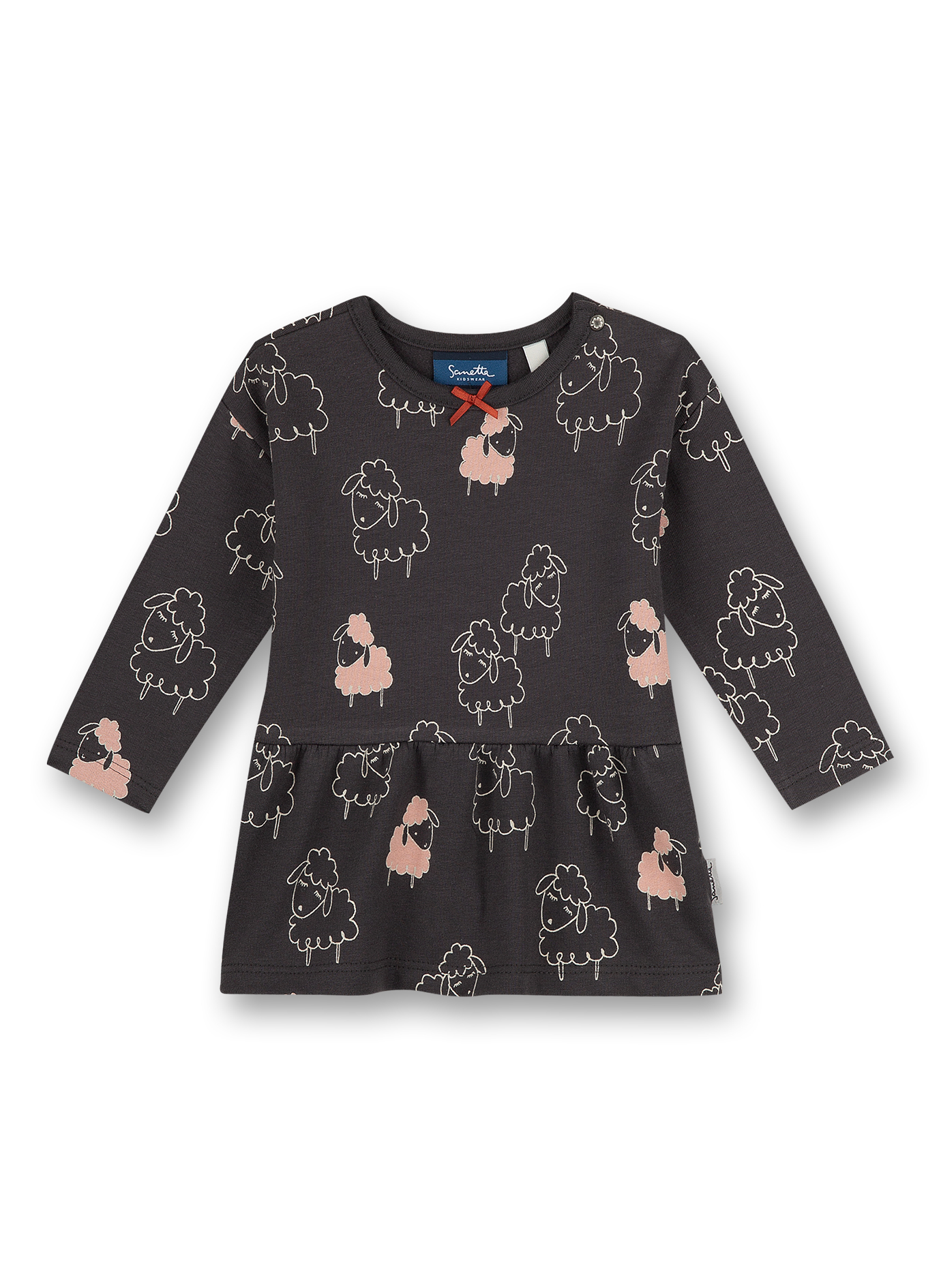 Mädchen-Kleid Anthrazit Cheeky Lamb