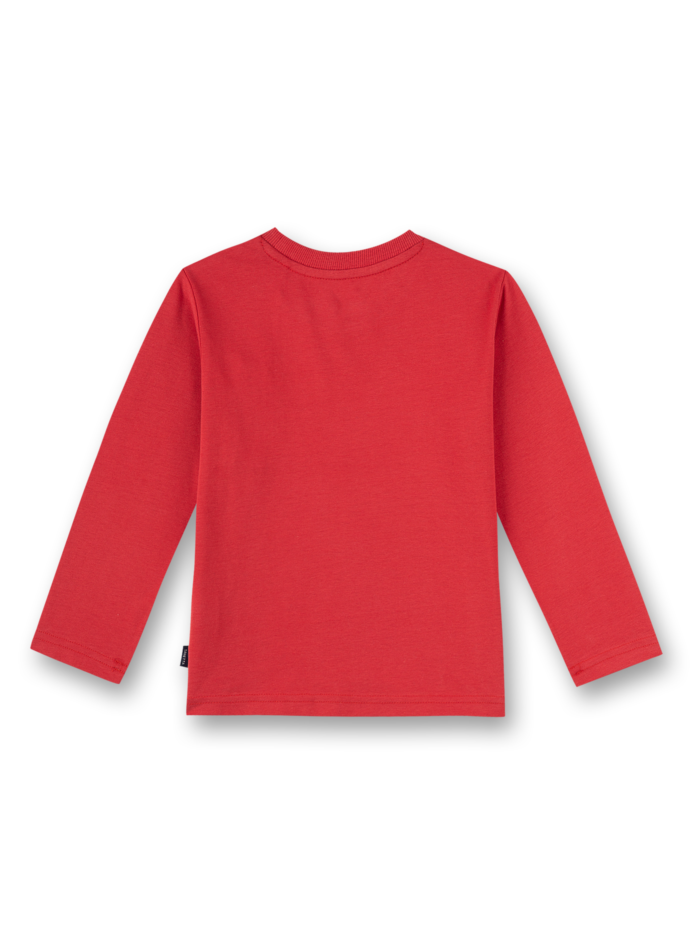 Jungen-Shirt langarm Rot Gamer