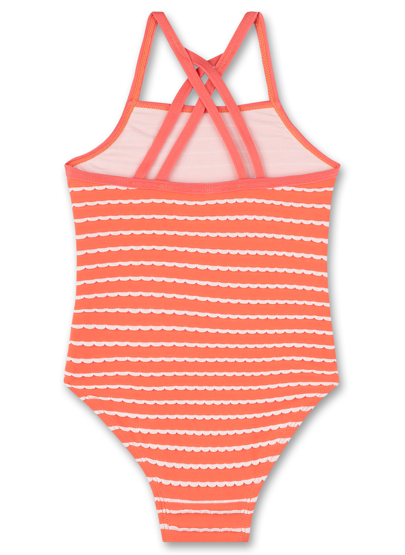 Mädchen-Badeanzug Orange