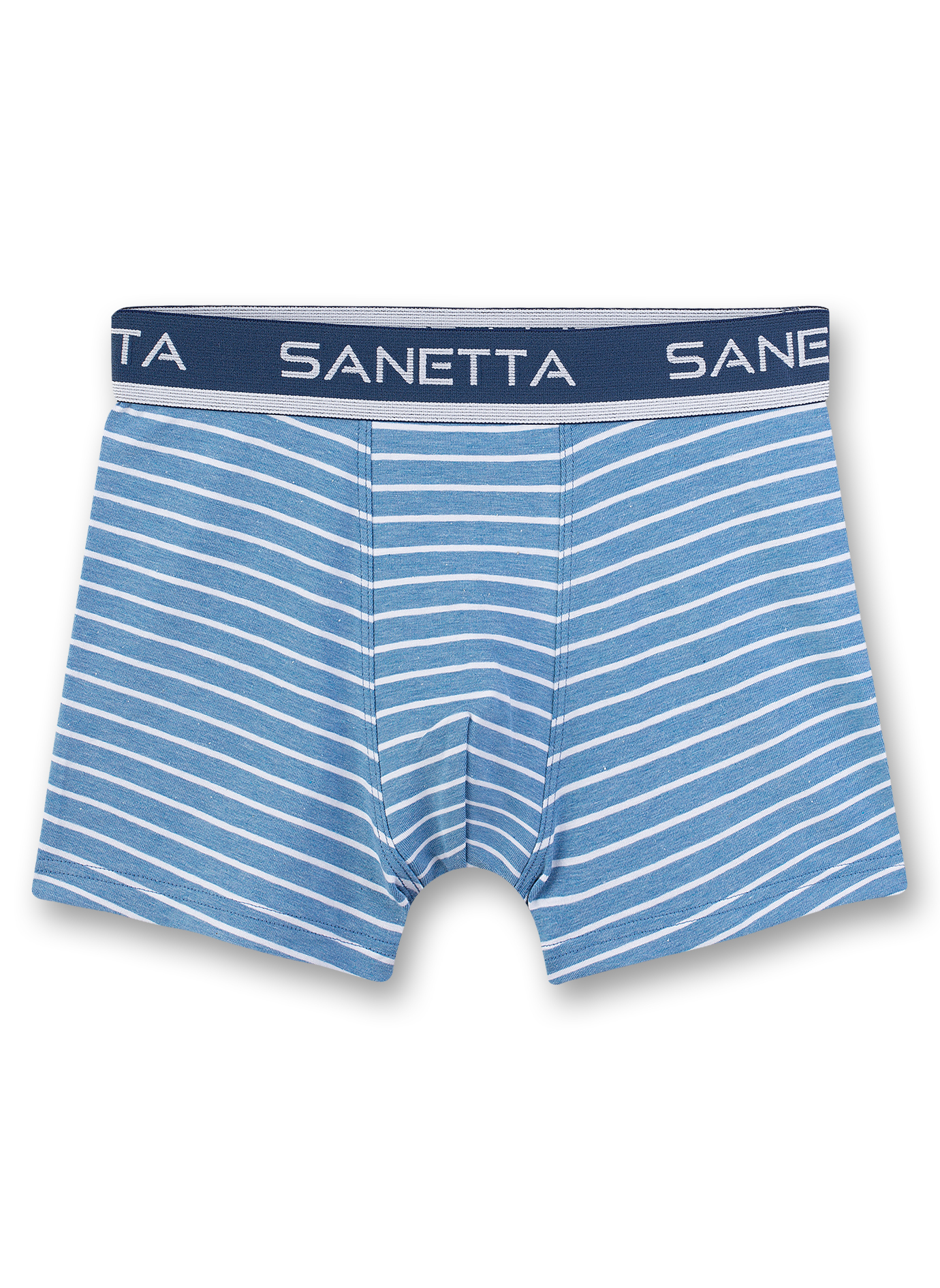 Jungen-Shorts Blau-Weiß Ringel