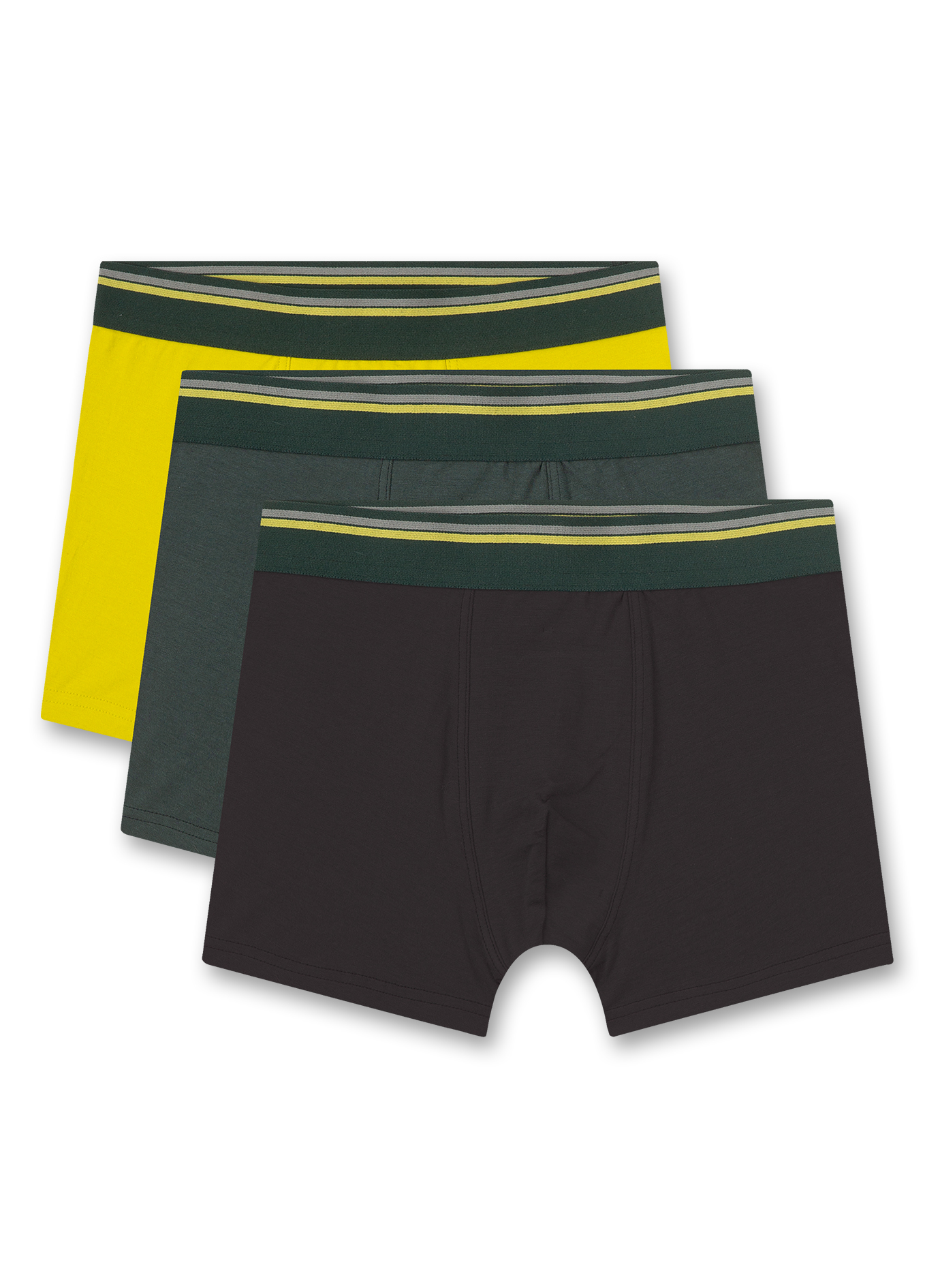 Jungen-Hipshorts (Dreierpack) Braun