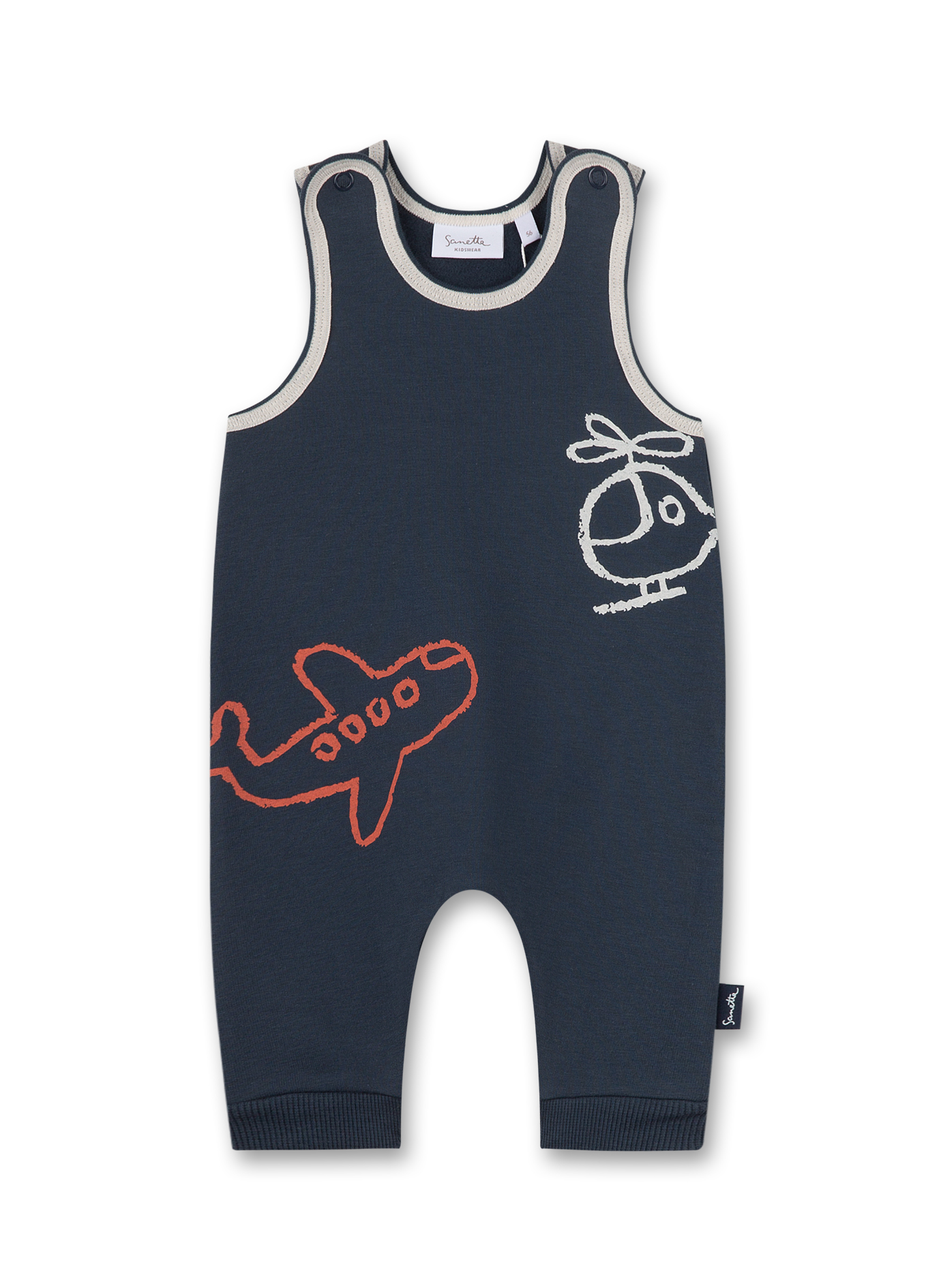 Jungen-Latzhose Dunkelblau Let's Fly