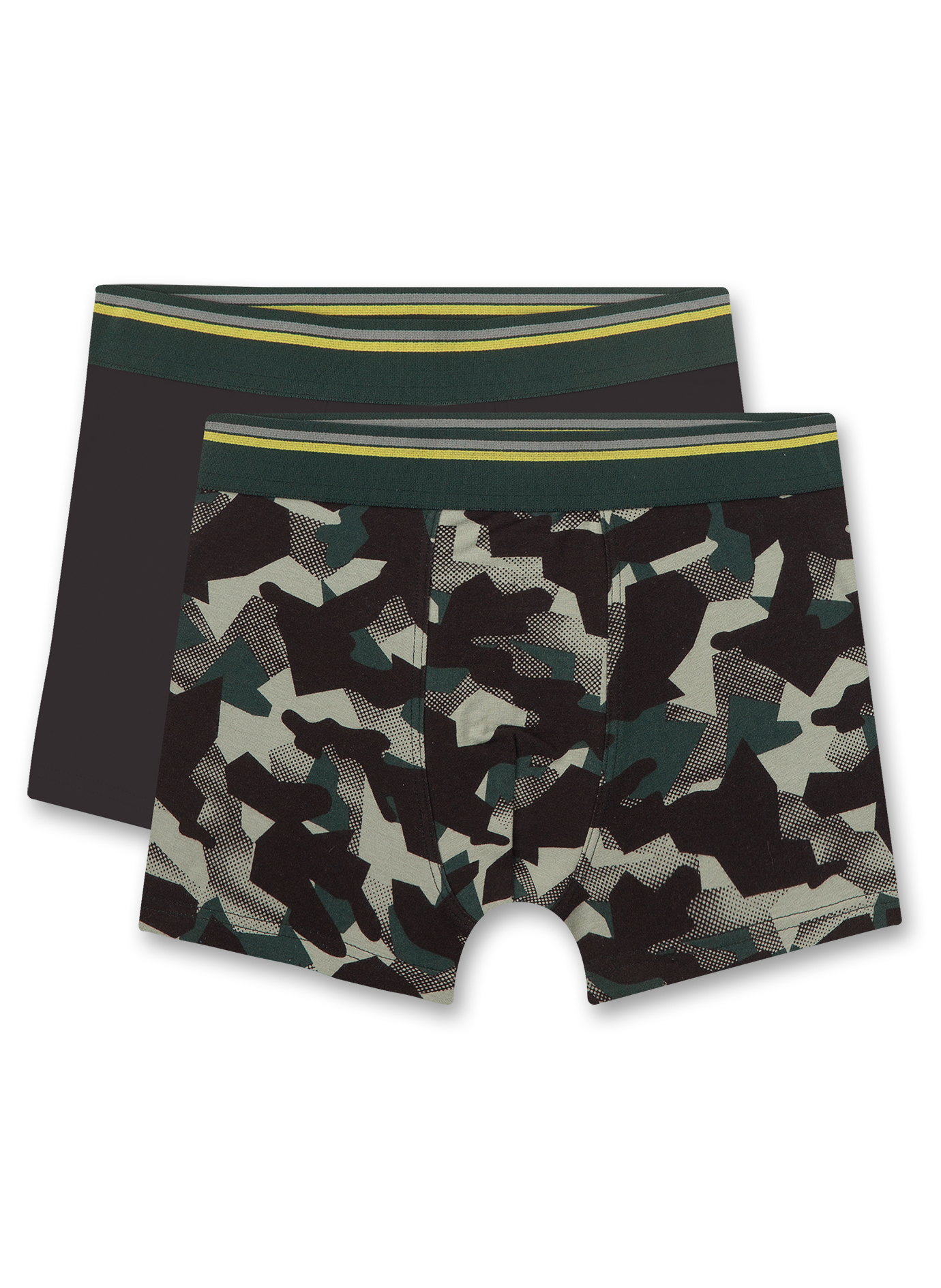 Jungen-Hipshorts (Doppelpack) Grün