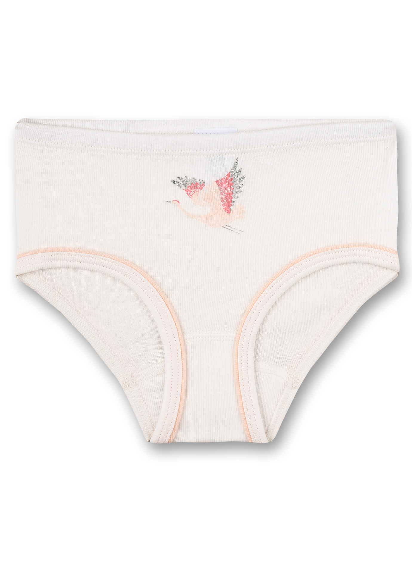 Mädchen-Hüftslip Off-White Retro Romance