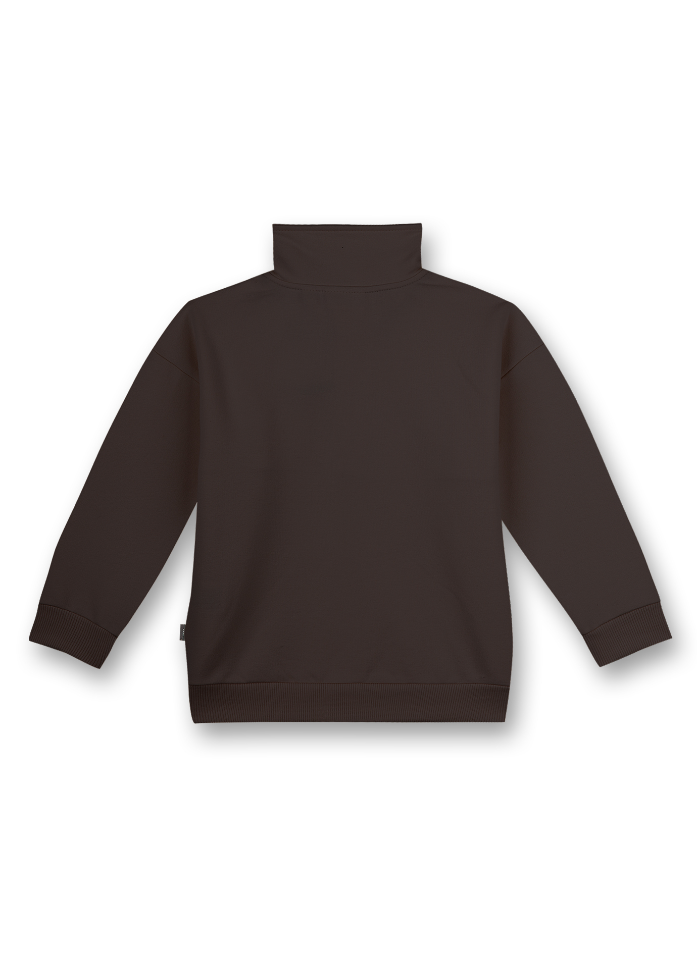 Jungen-Sweatshirt Dunkelbraun