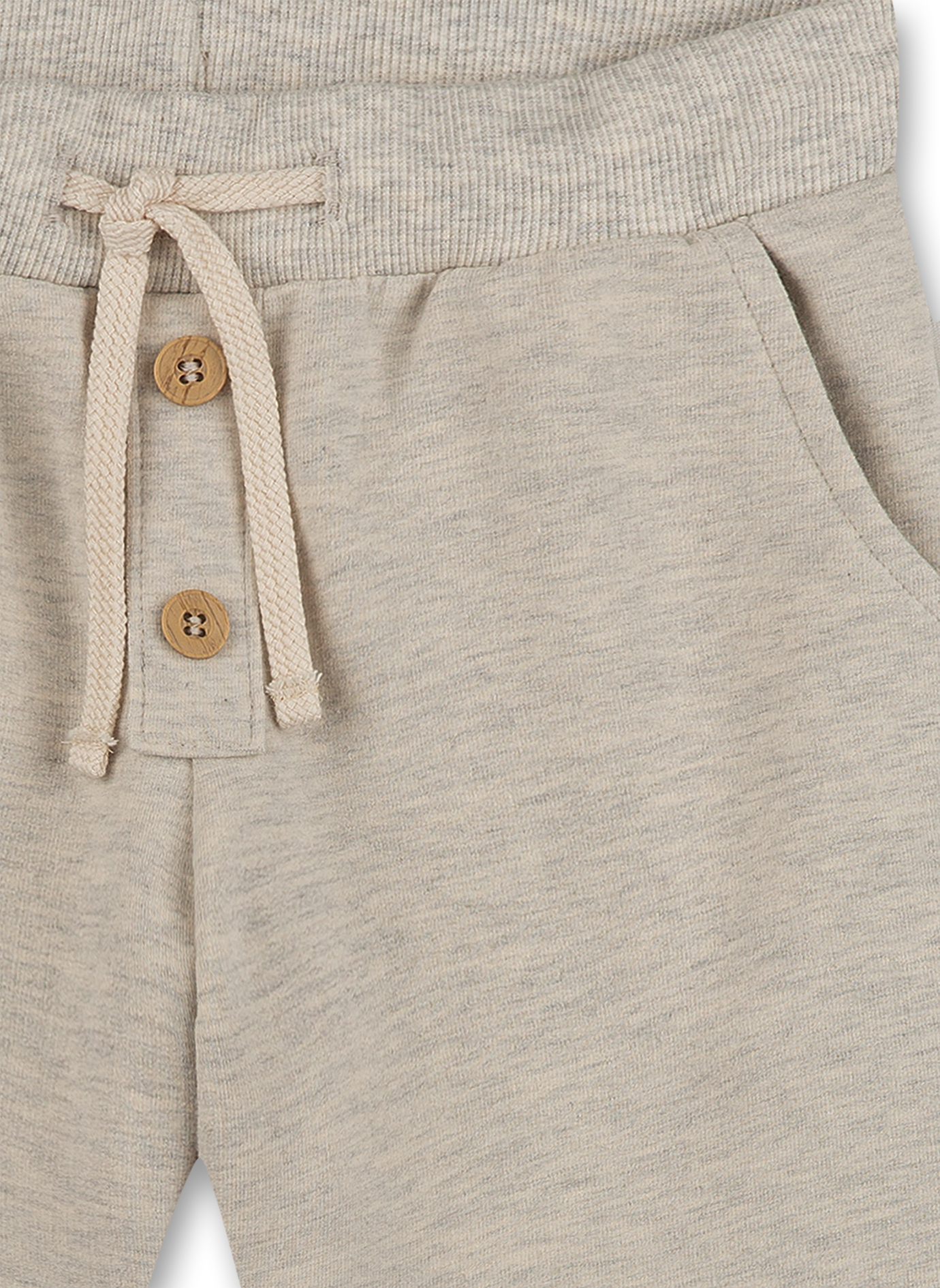 Jungen-Sweatshorts Beigemelange