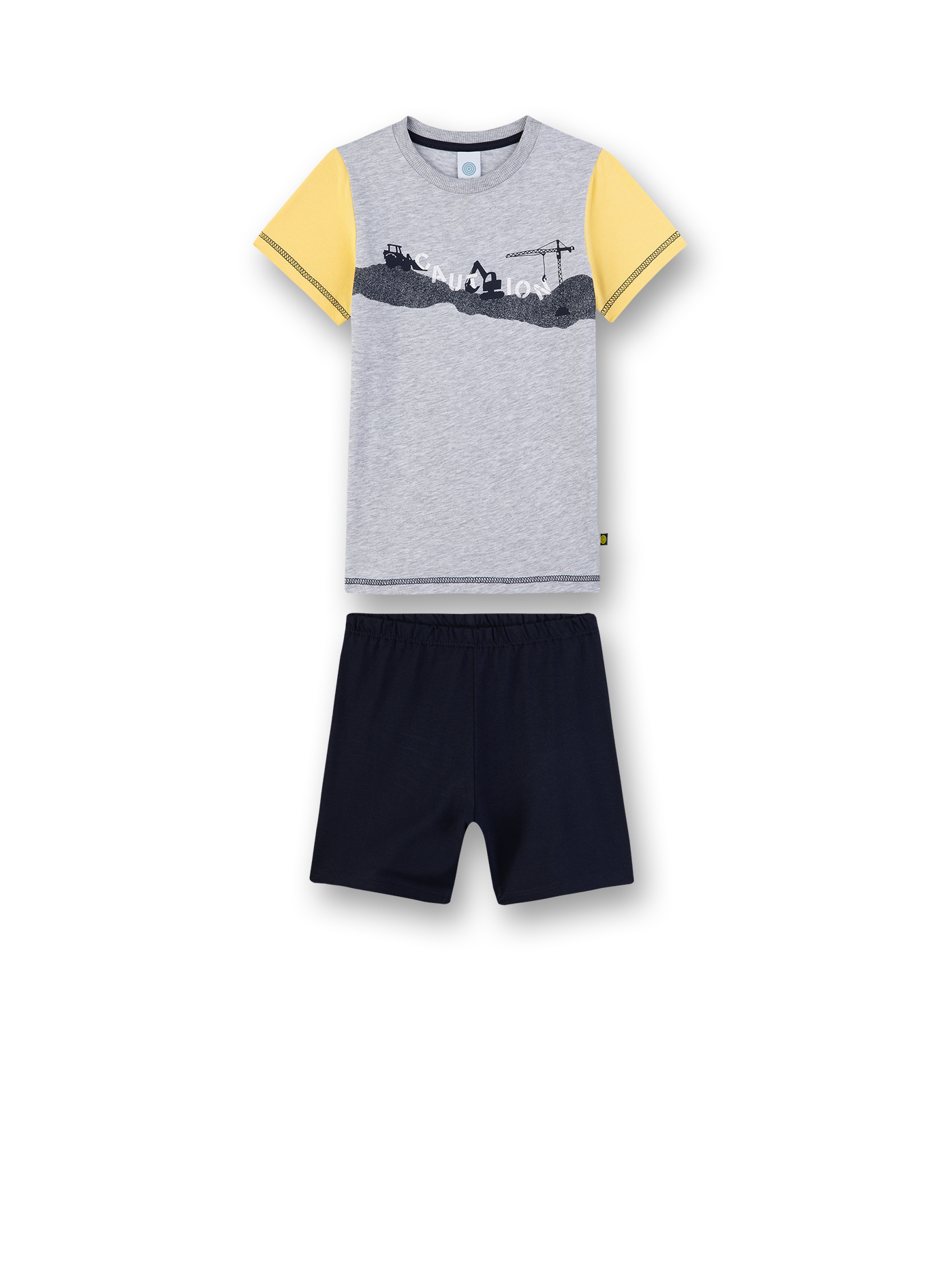 Jungen-Schlafanzug Graumelange Builder