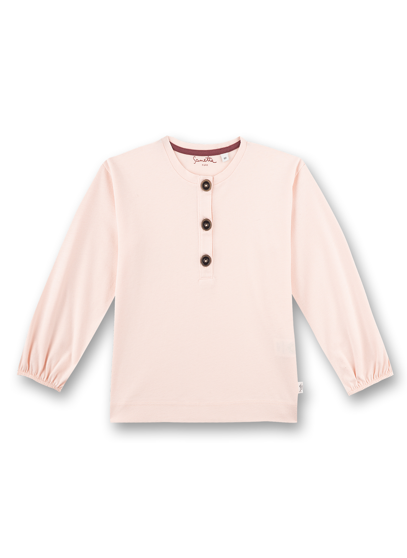 Mädchen-Shirt langarm Rosa
