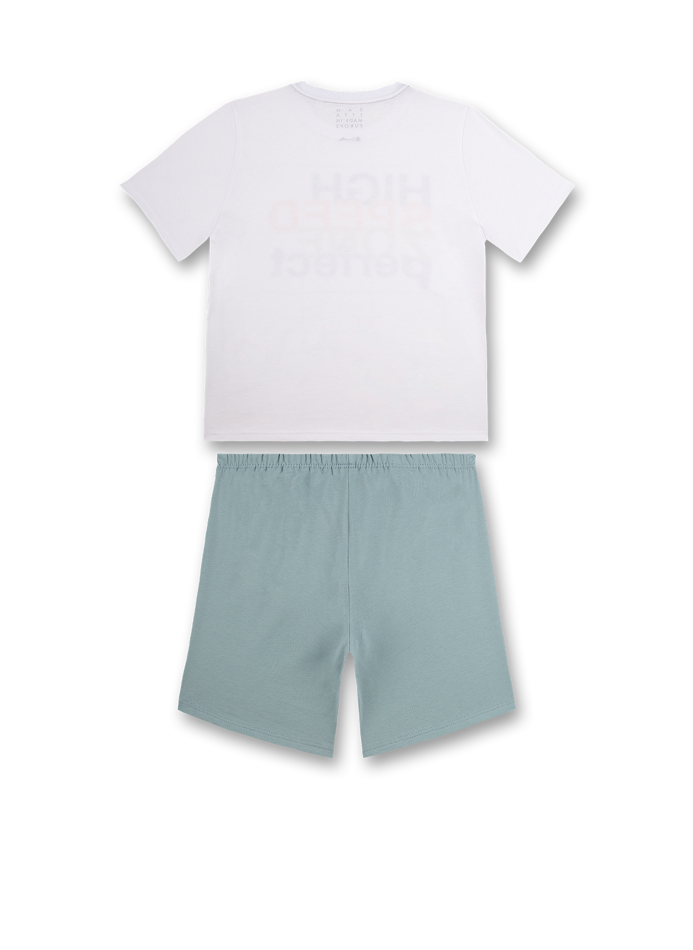 Jungen-Schlafanzug kurz Weiß Seaventure