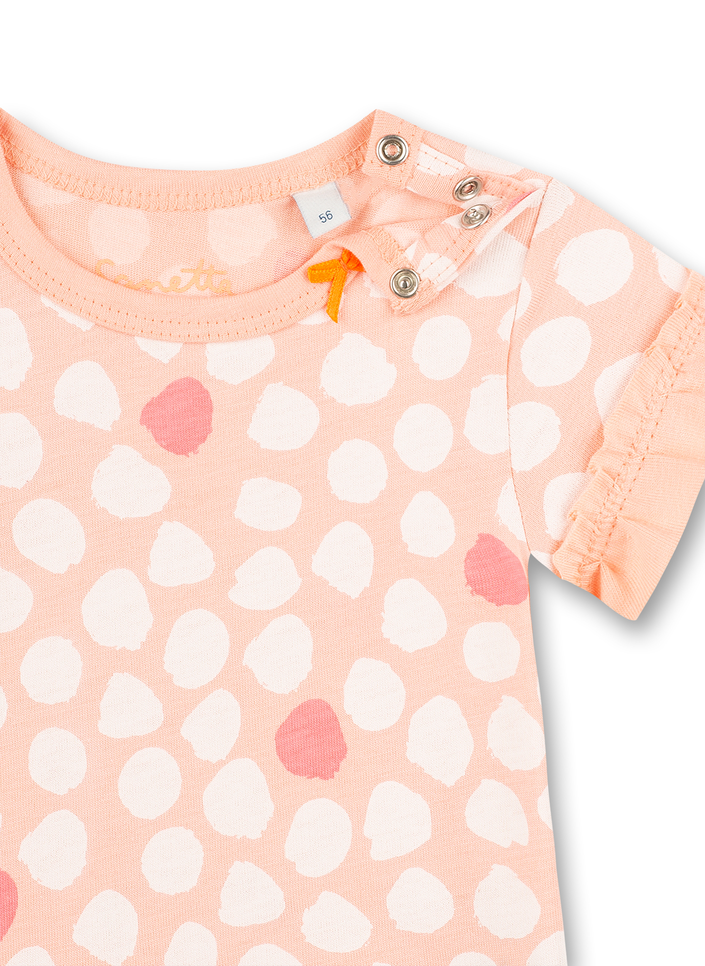 Mädchen T-Shirt Rosa Dots-Allover Safari