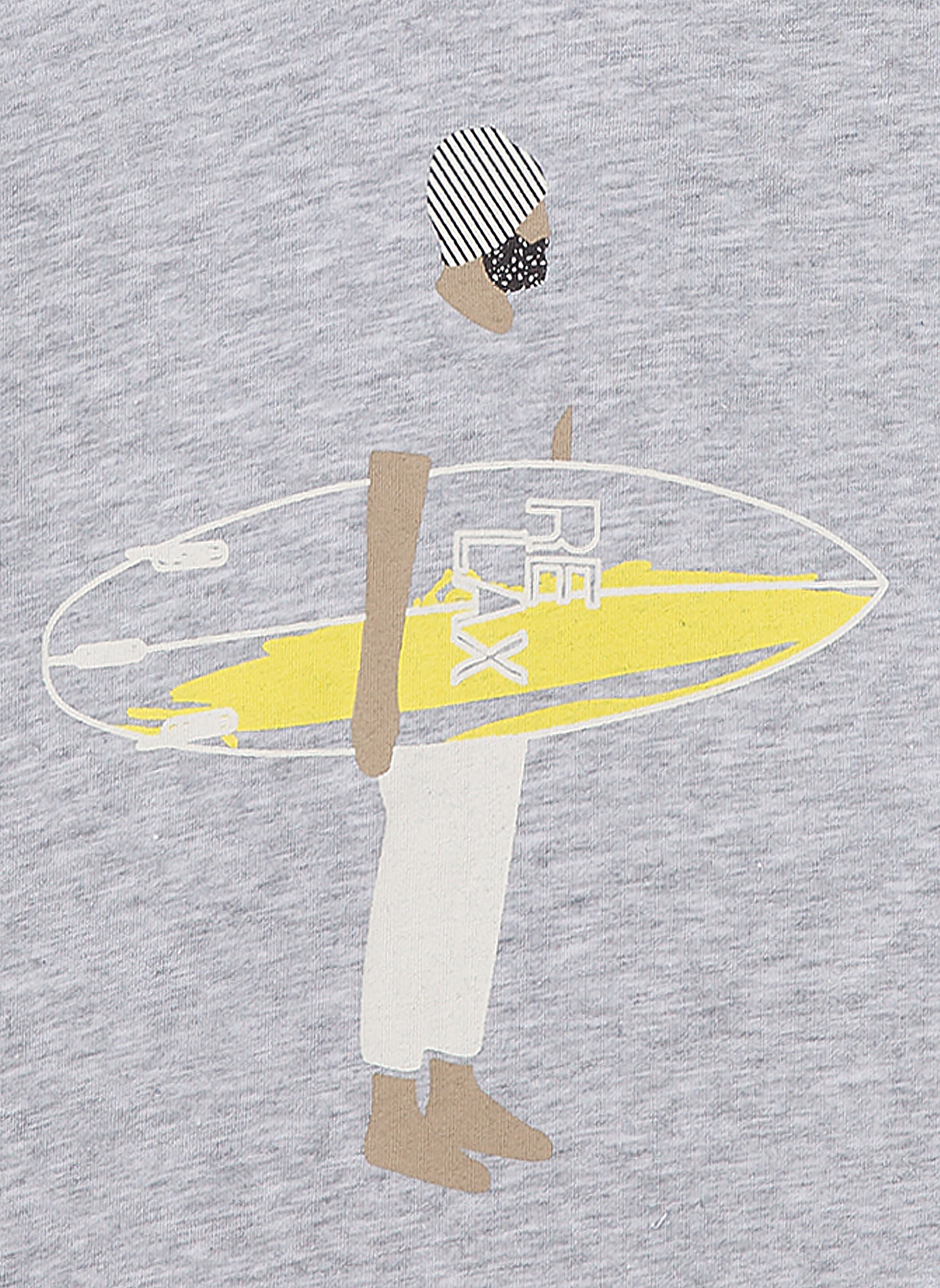 Jungen T-Shirt Graumelange Surf Trip