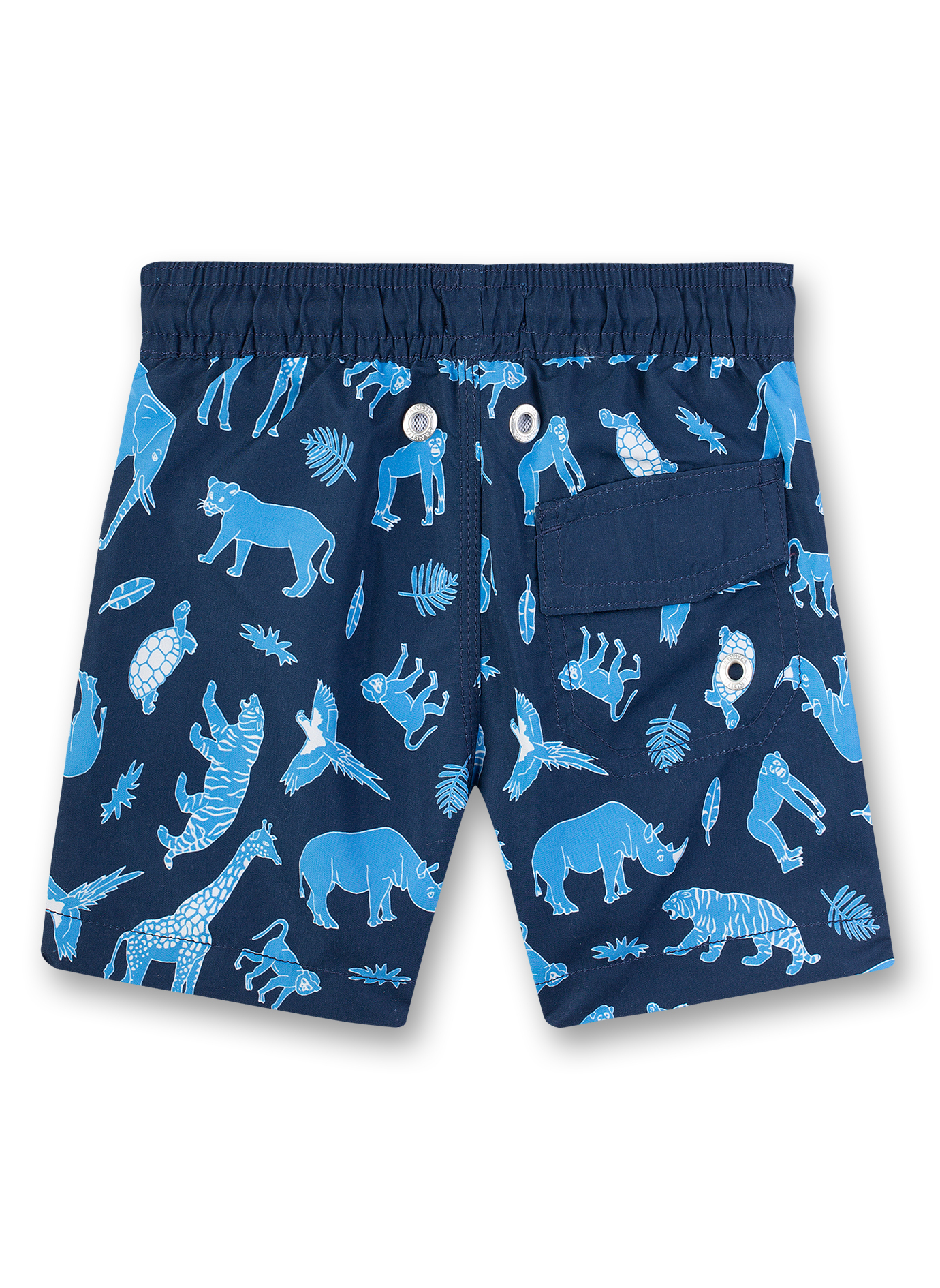 Jungen-Badeshorts Dunkelblau
