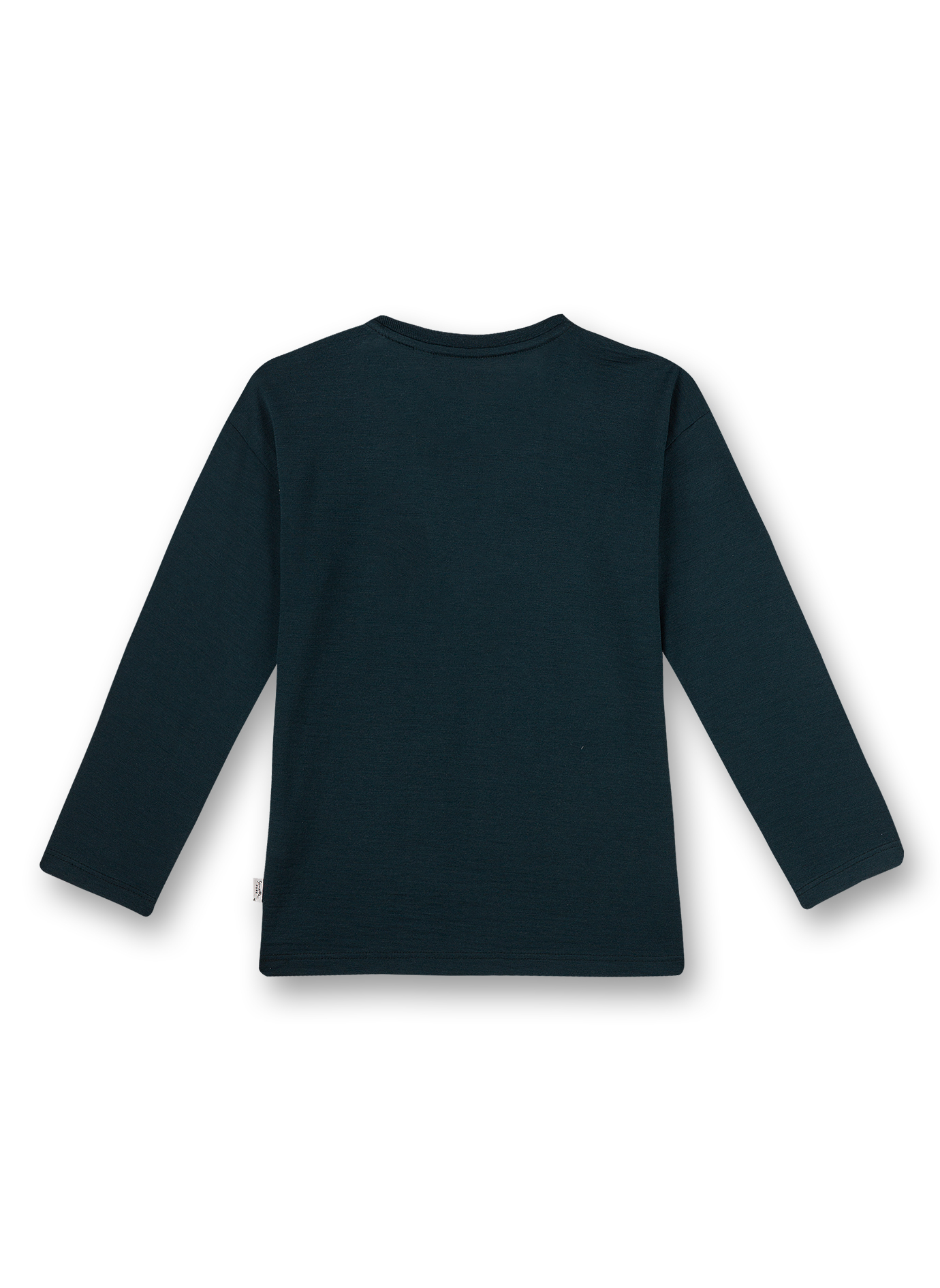 Jungen-Shirt langarm Dunkelgrün
