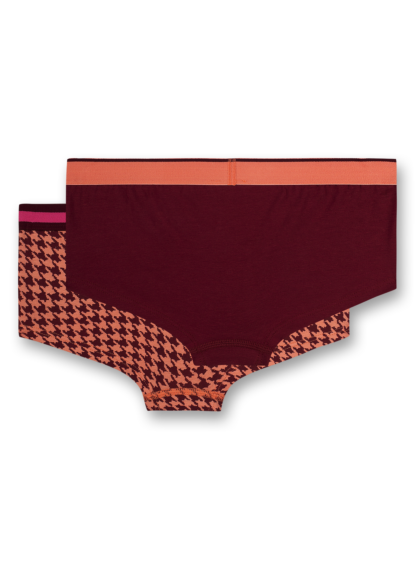 Mädchen-Cutbrief (Doppelpack) Rosa und Braun