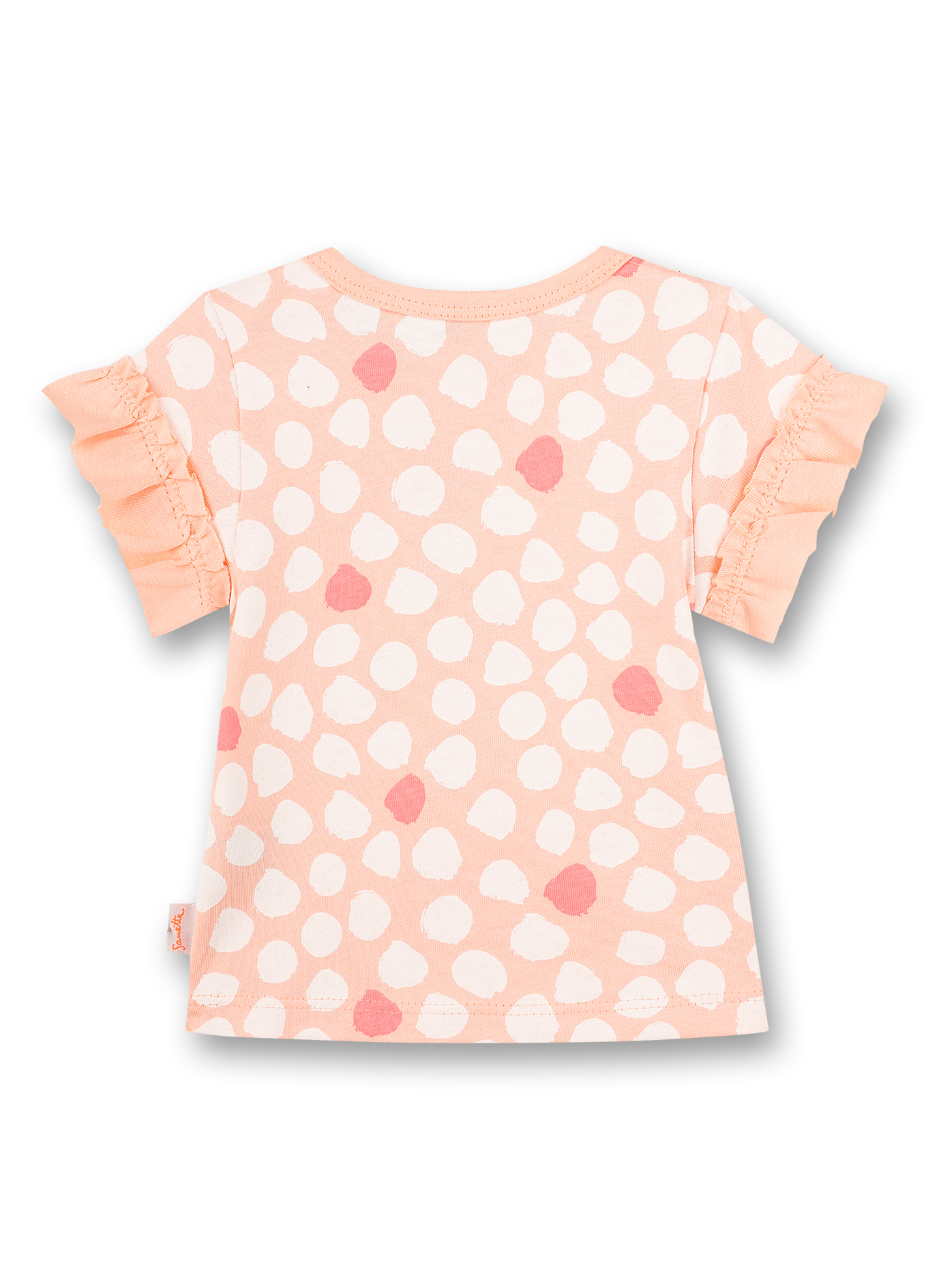 Mädchen T-Shirt Rosa Dots-Allover Safari