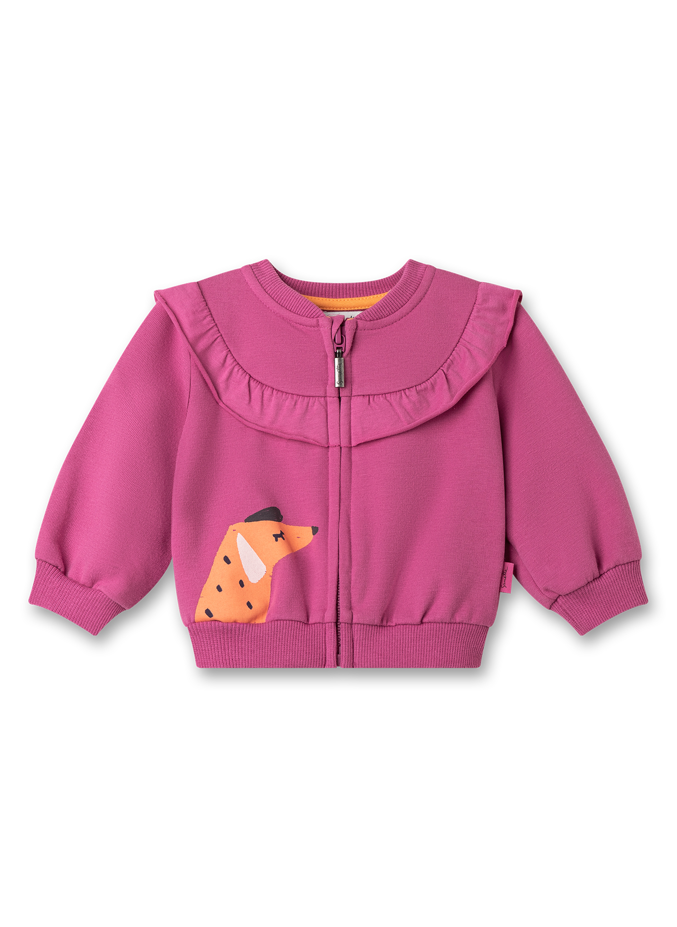 Mädchen-Sweatjacke Pink