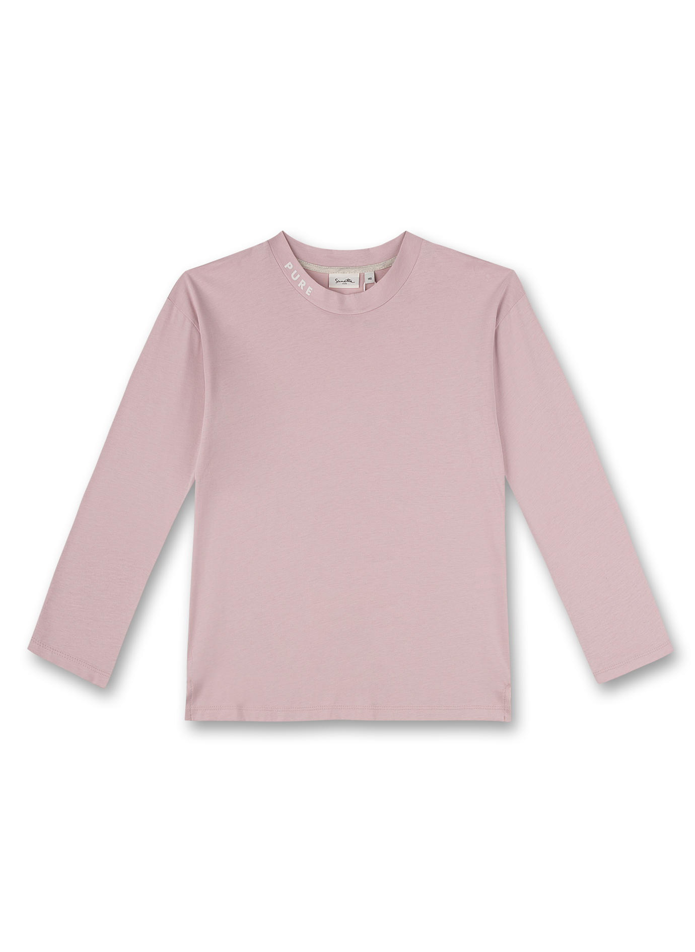 Mädchen-Shirt langarm Rosa