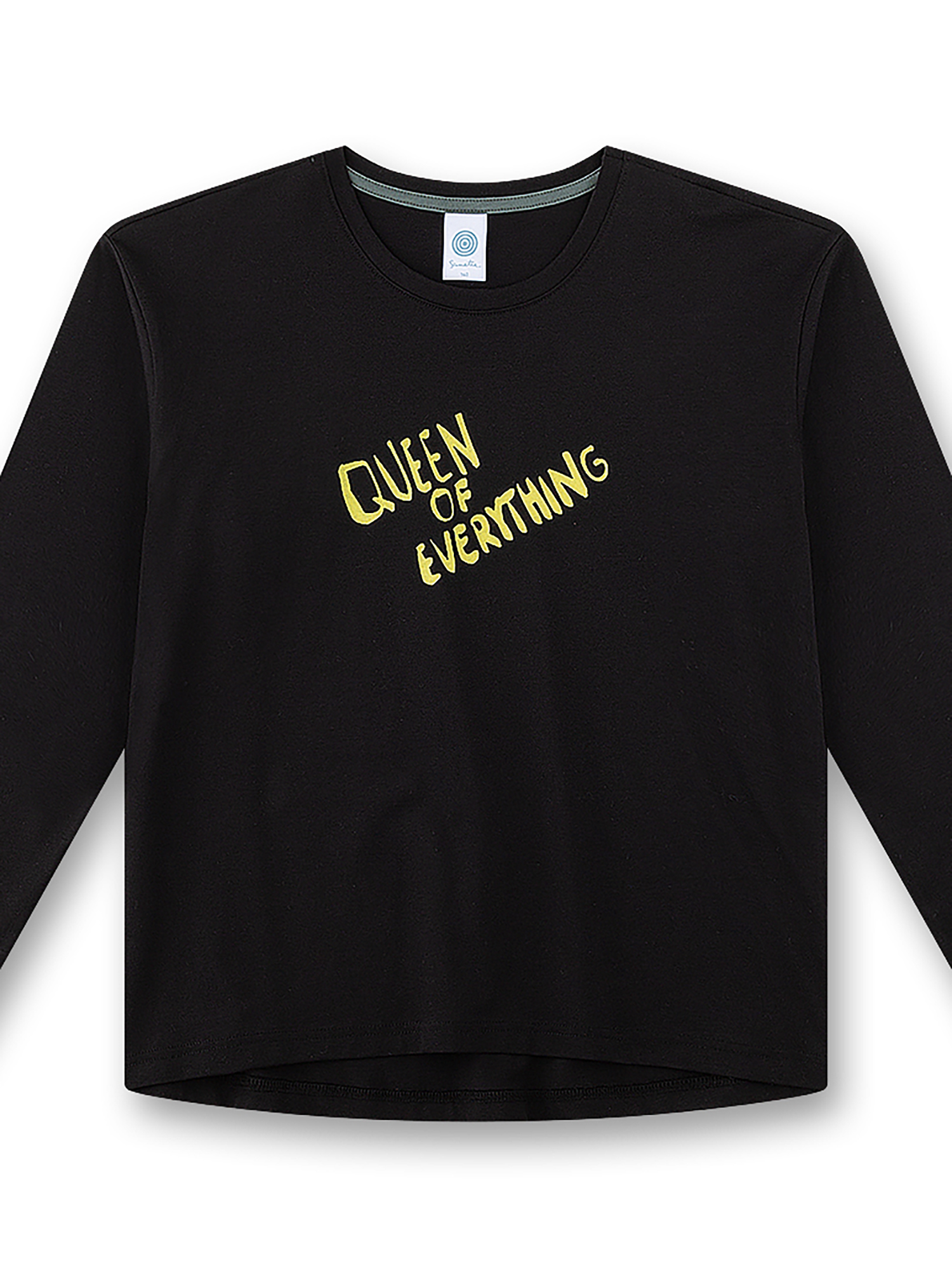 longsleeve, schwarz, grafik, text, logo