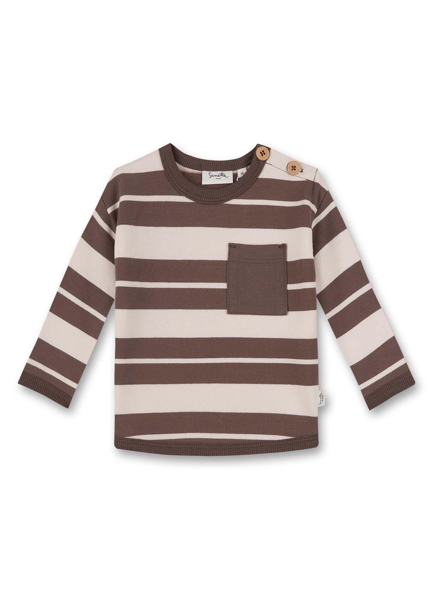 Jungen-Sweatshirt Braun