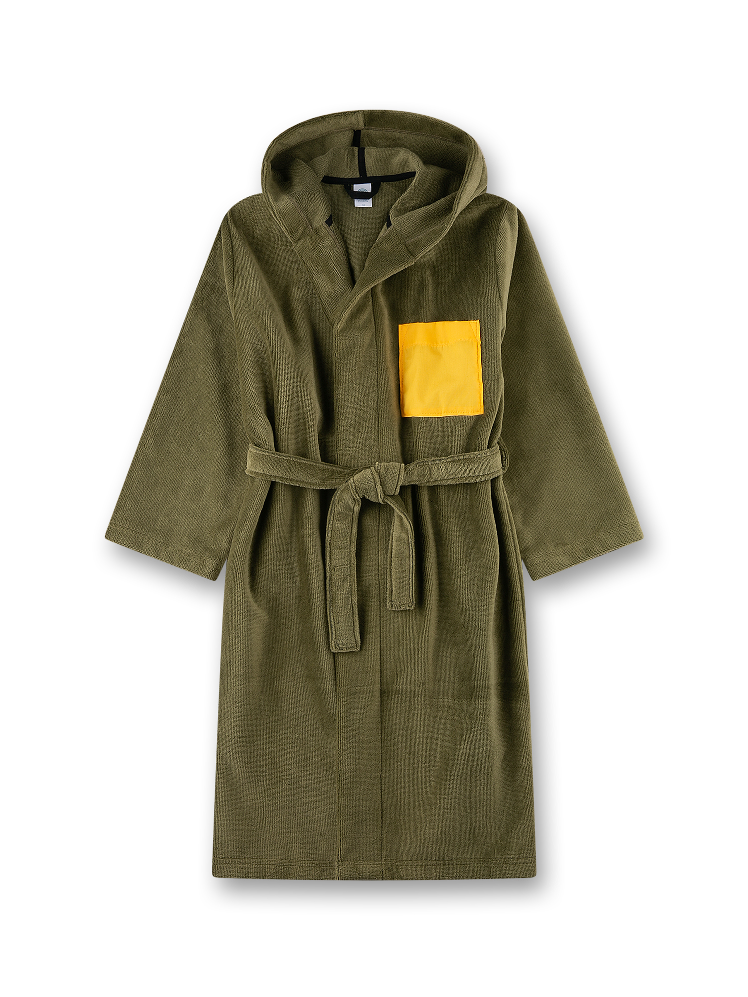 Jungen-Bademantel khaki