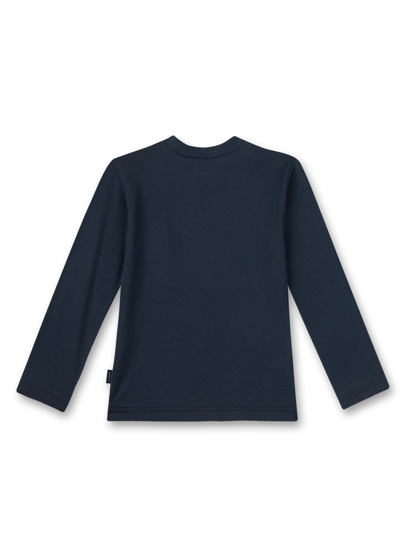 Jungen-Shirt langarm Blau Space Driver