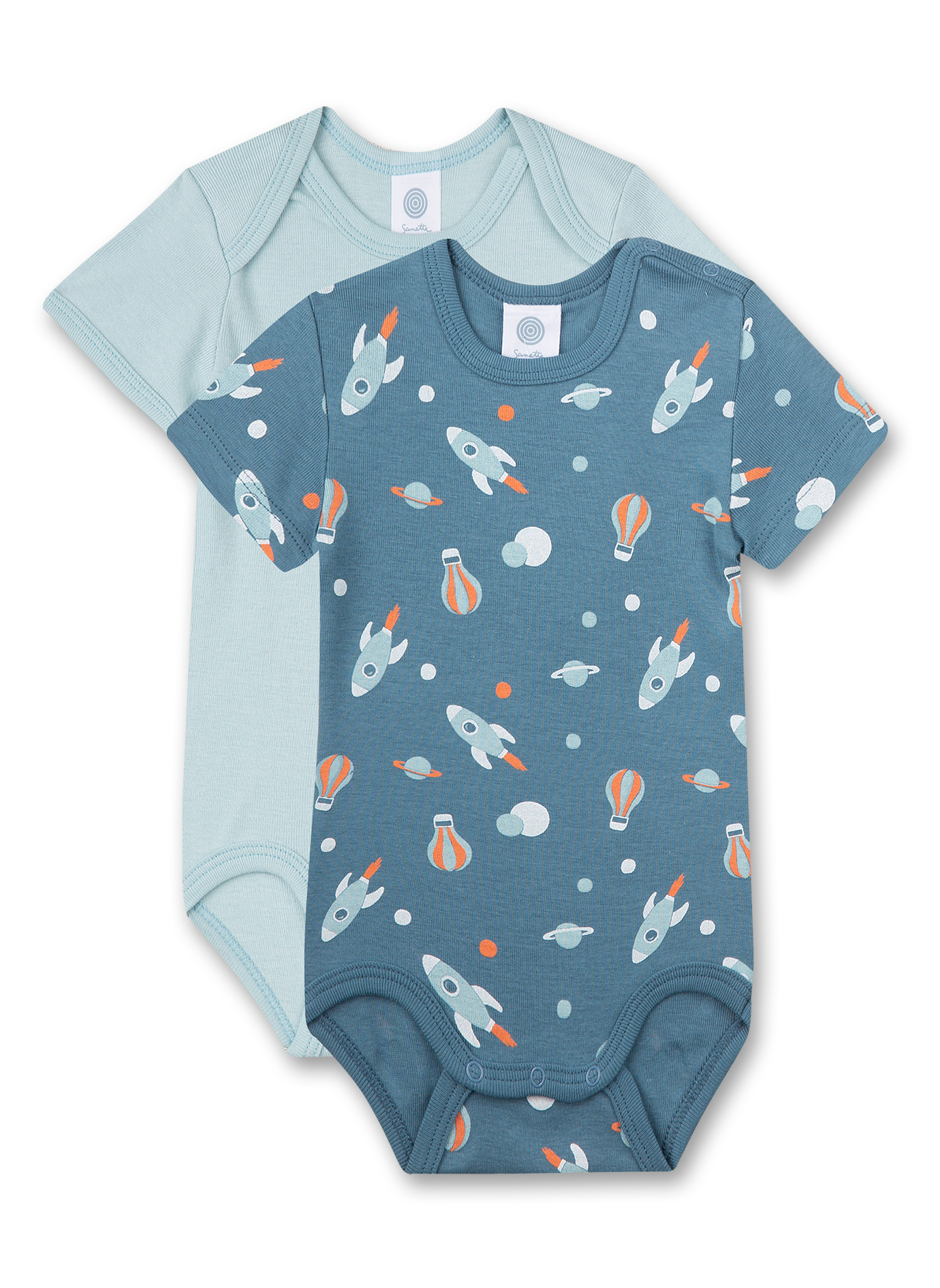 Body kurzarm (Doppelpack) Blau