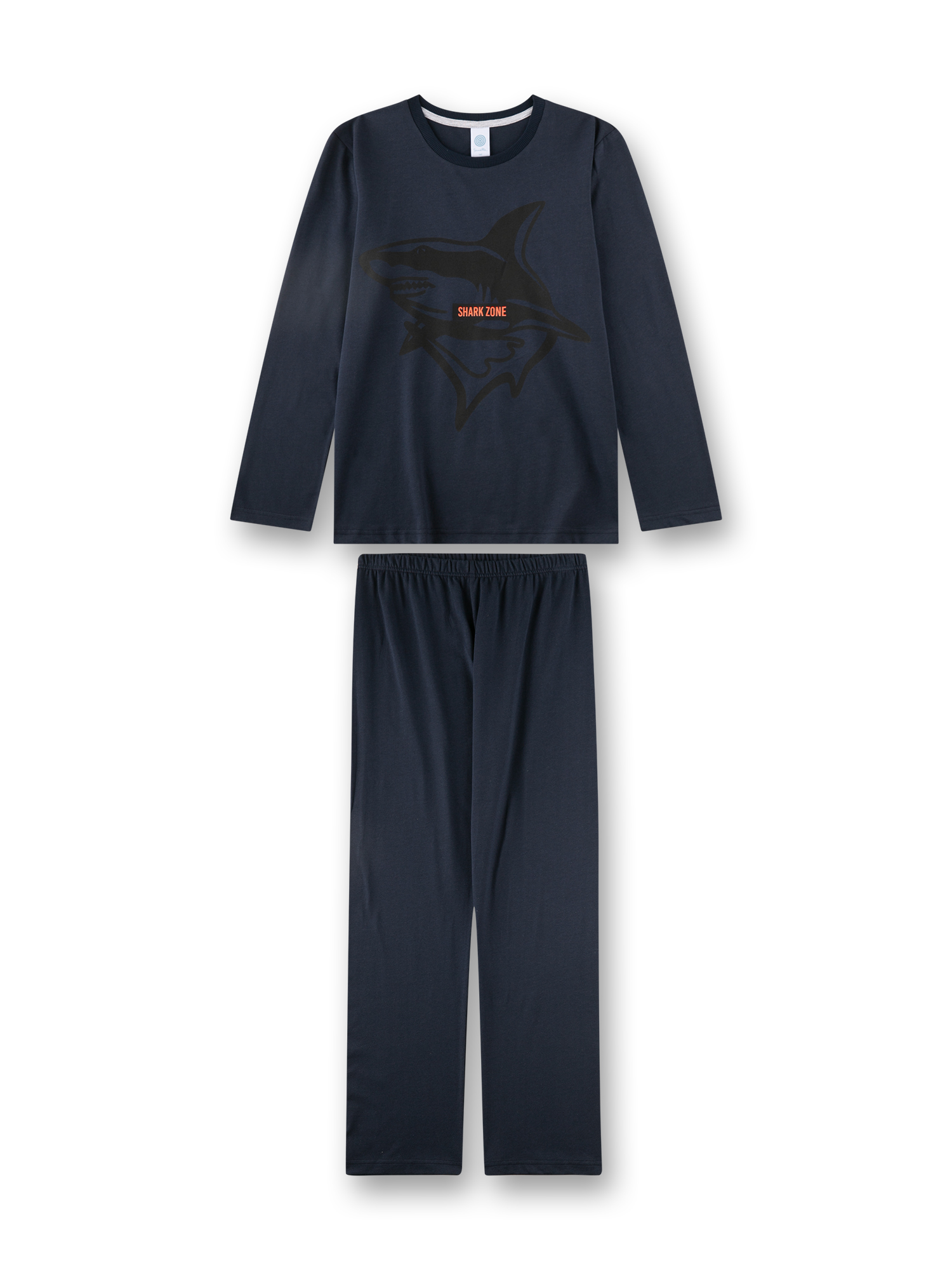 Jungen-Schlafanzug blau Haifisch