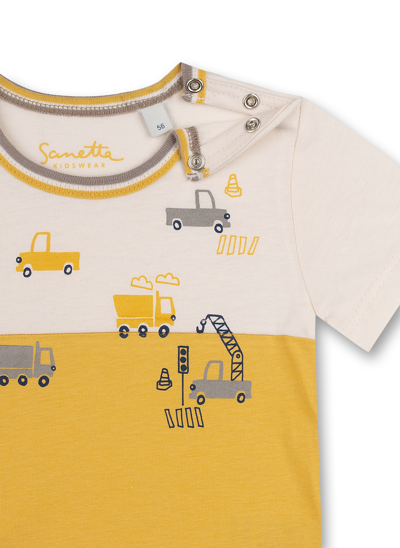 Jungen T-Shirt Off-White Little Builder