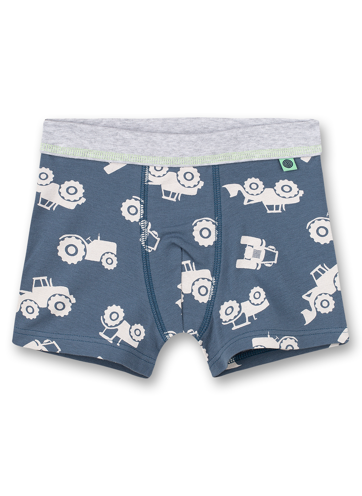 Jungen-Shorts Blau Bagger-Allover Boy at Work