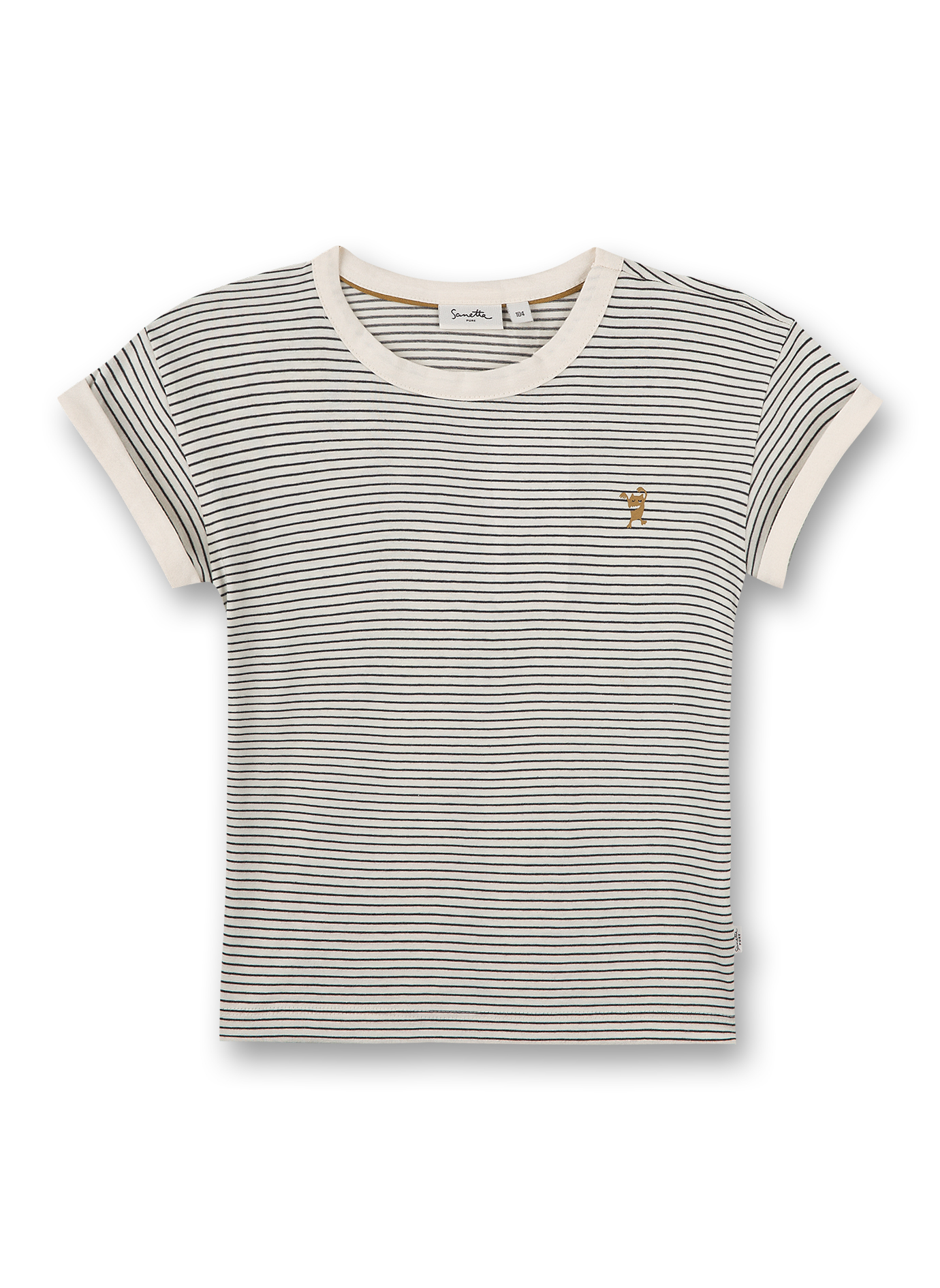 Unisex T-Shirt Off-White Ringel
