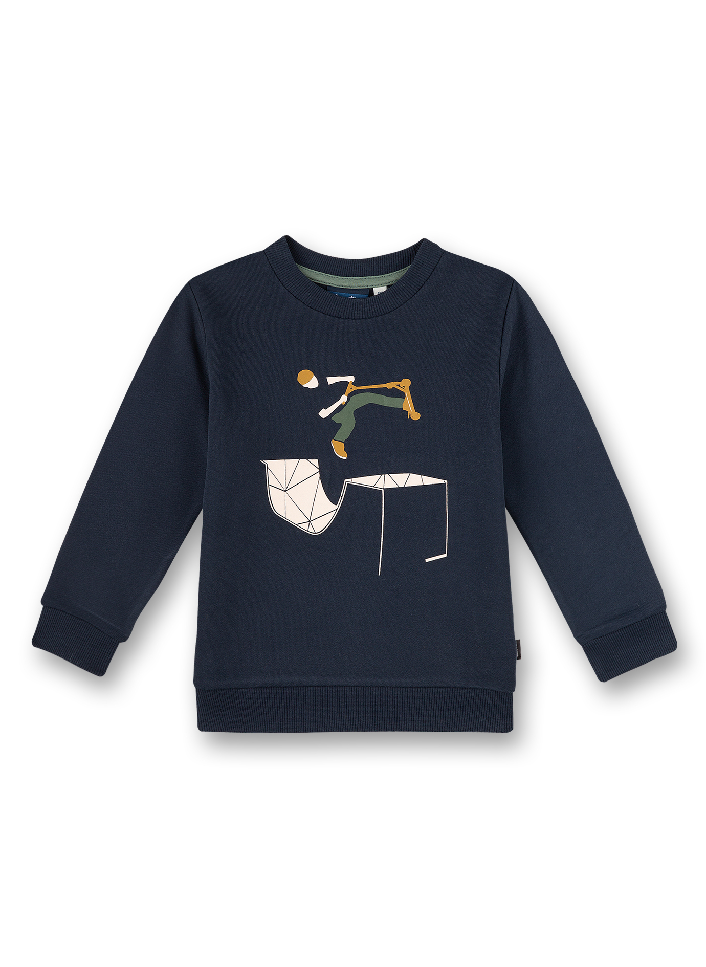 Jungen-Sweatshirt Dunkelblau Scooter