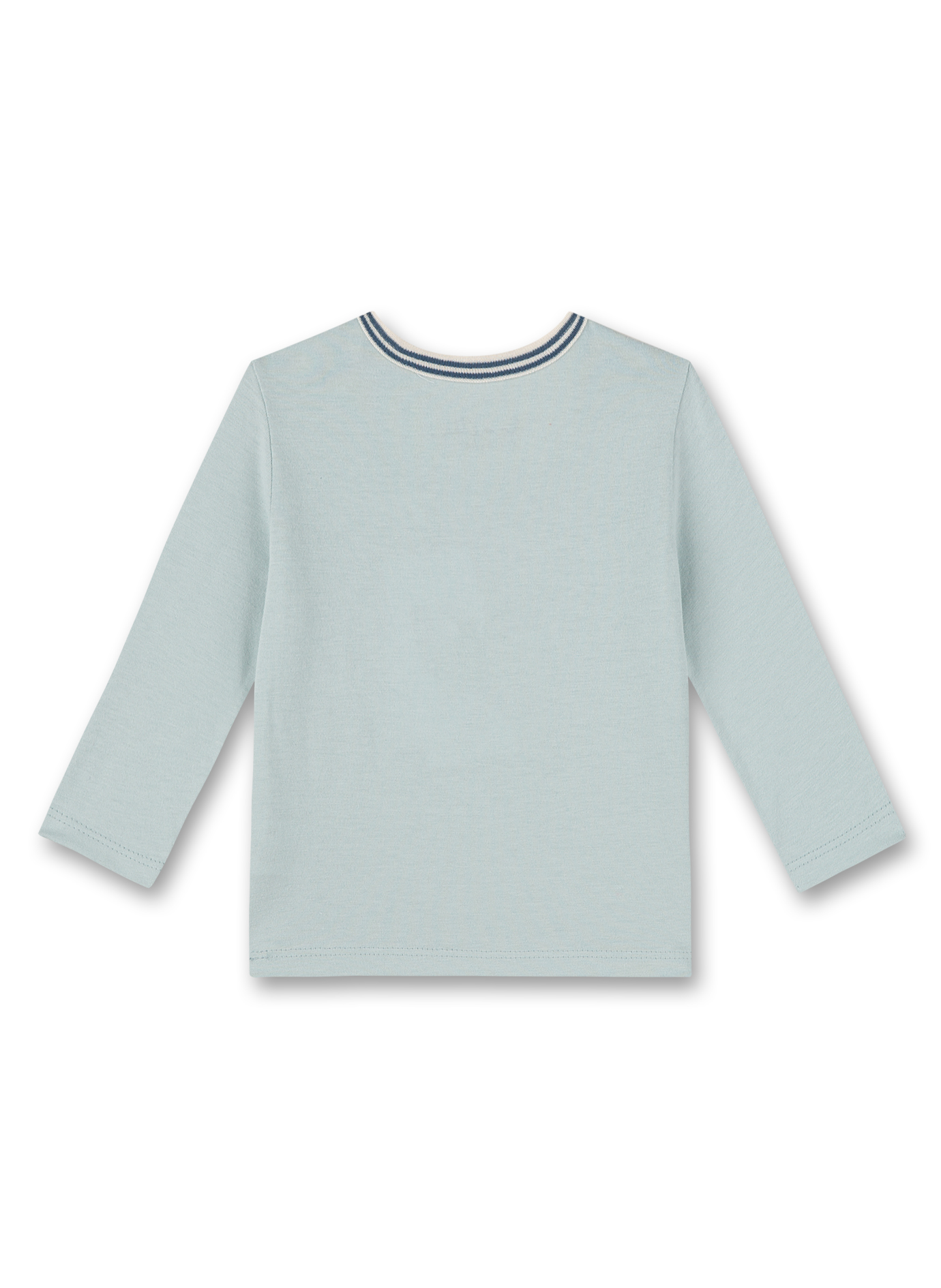 Jungen-Shirt langarm Hellblau
