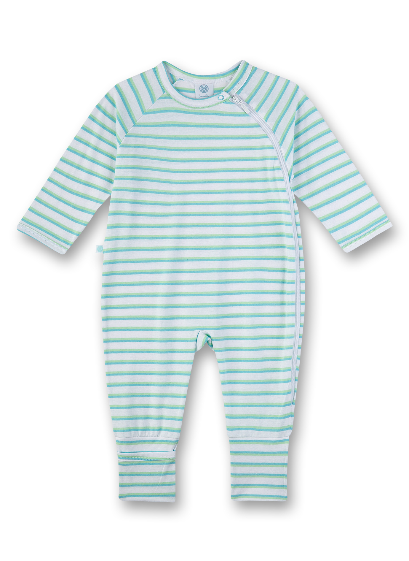 Jungen-Overall Blau-geringelt Lion 