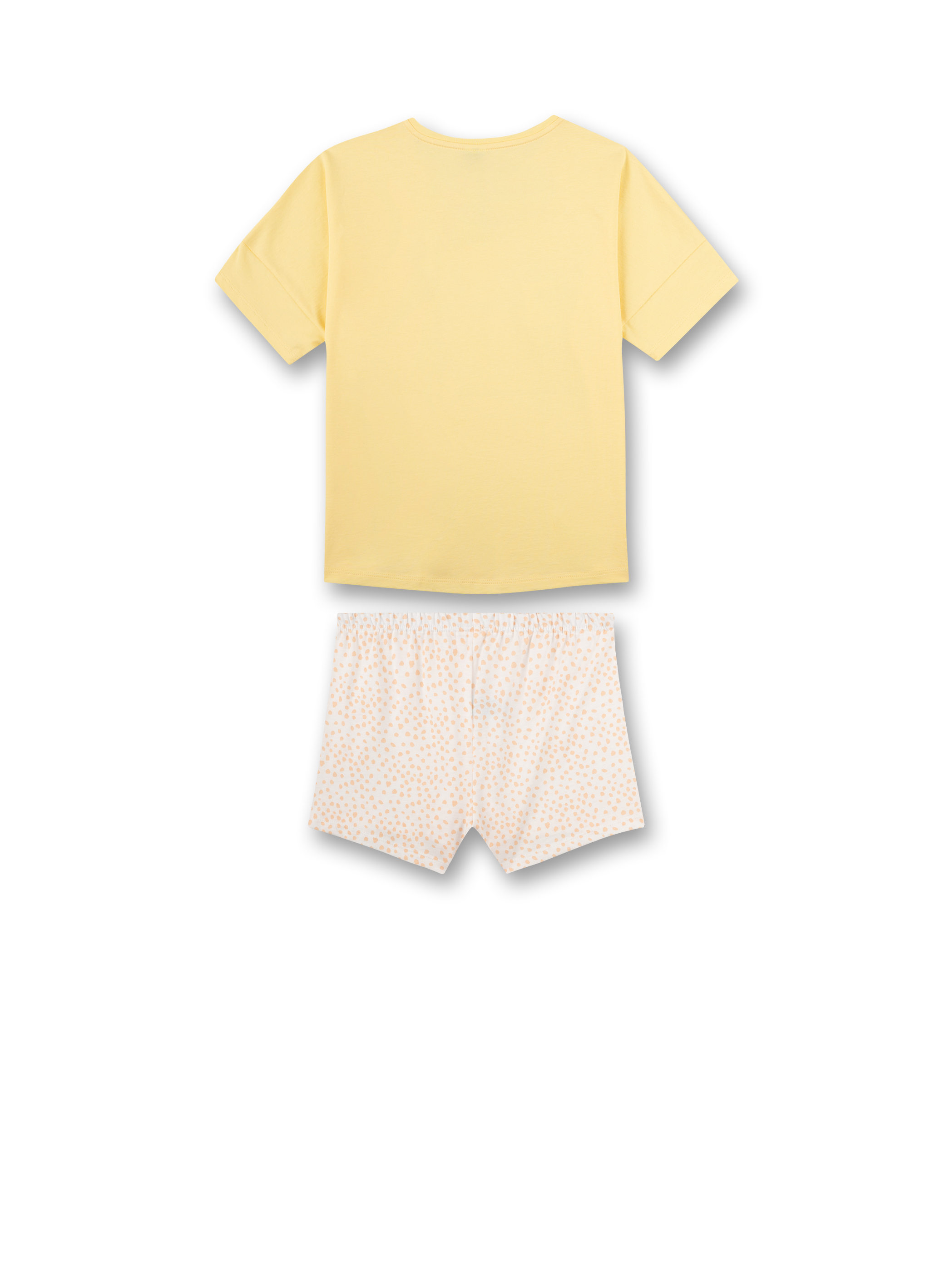 Mädchen-Schlafanzug Gelb
