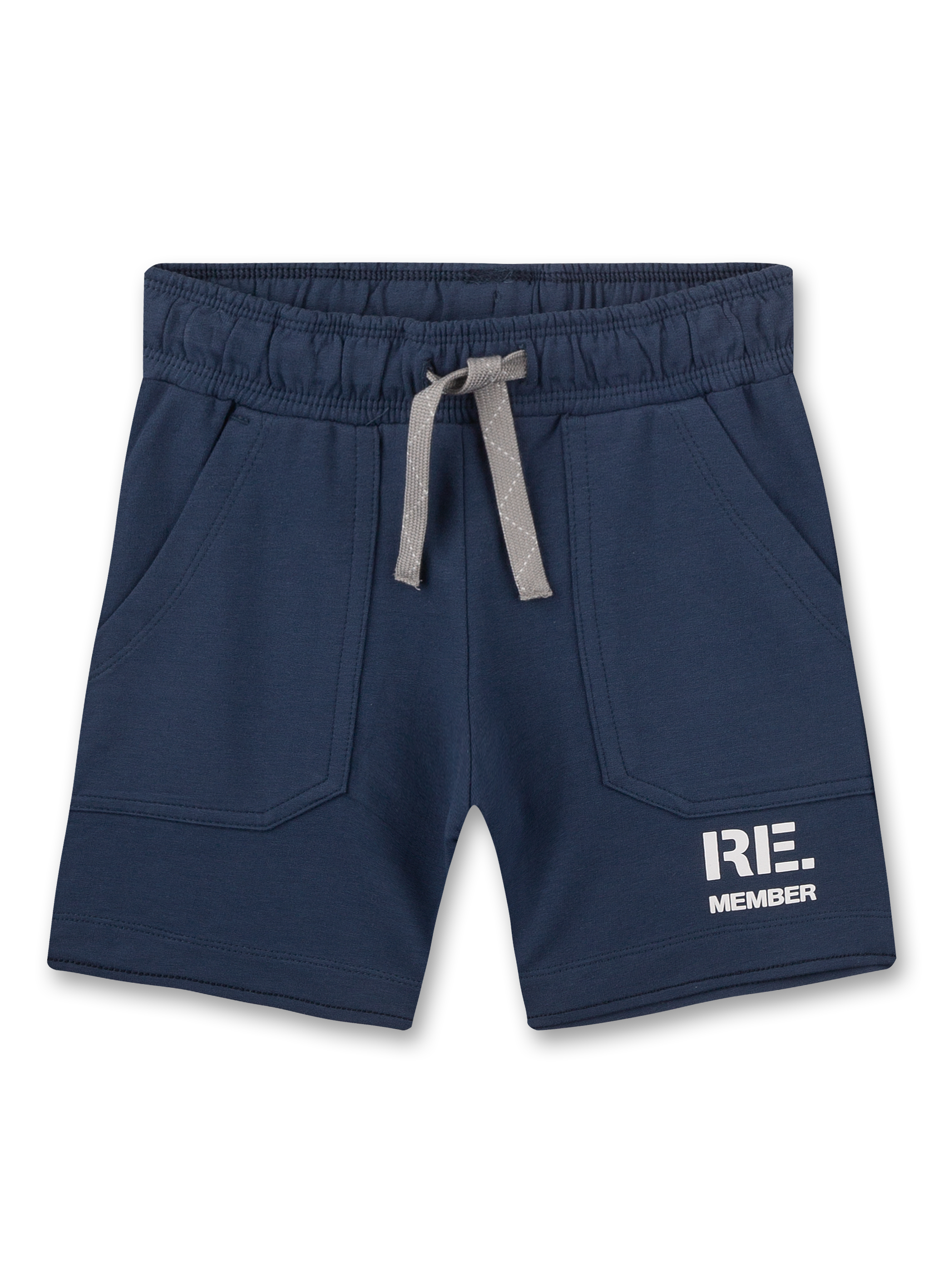 Jungen-Sweatshorts Dunkelblau