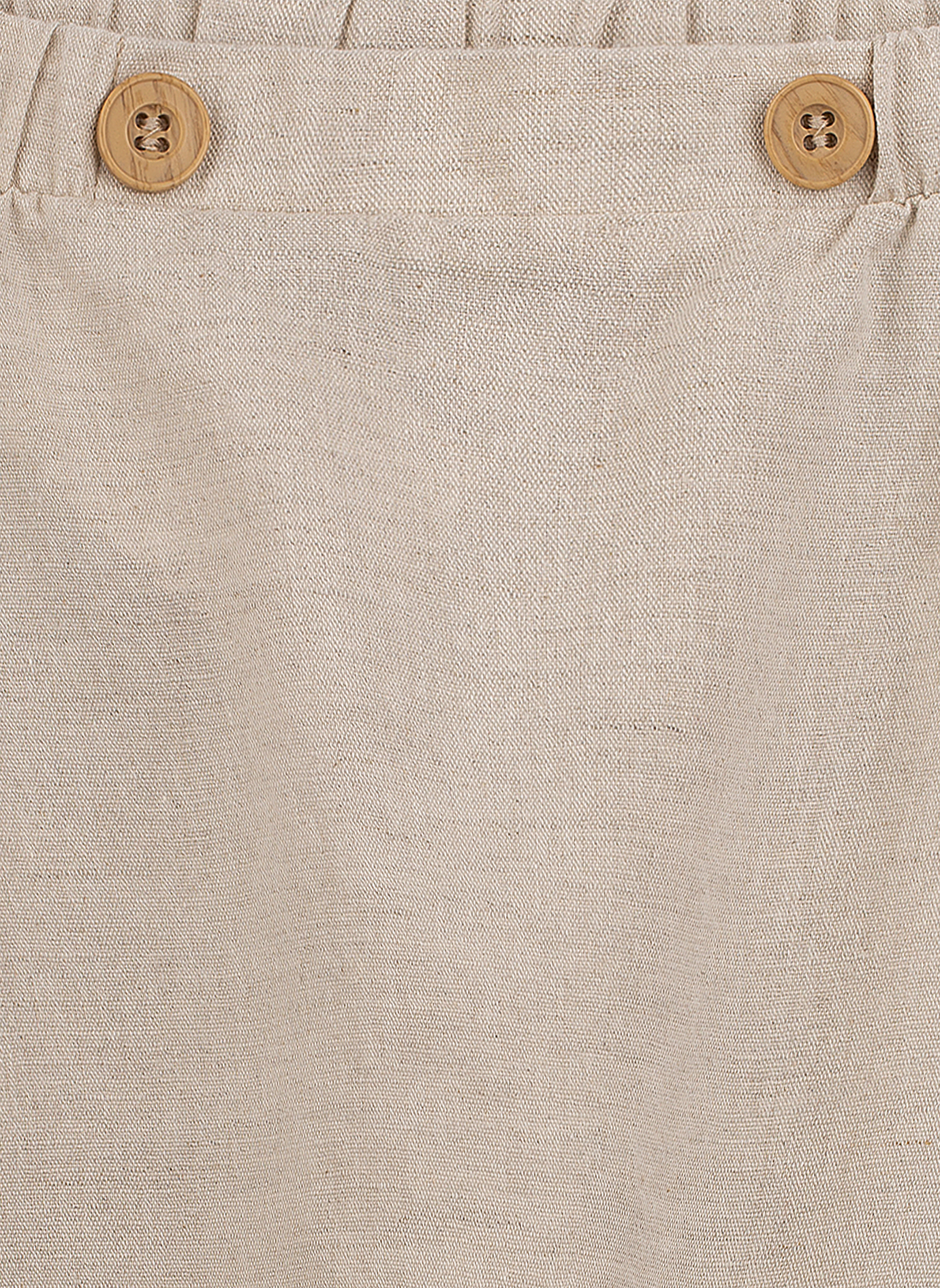 Unisex-Hose aus Leinen Beige