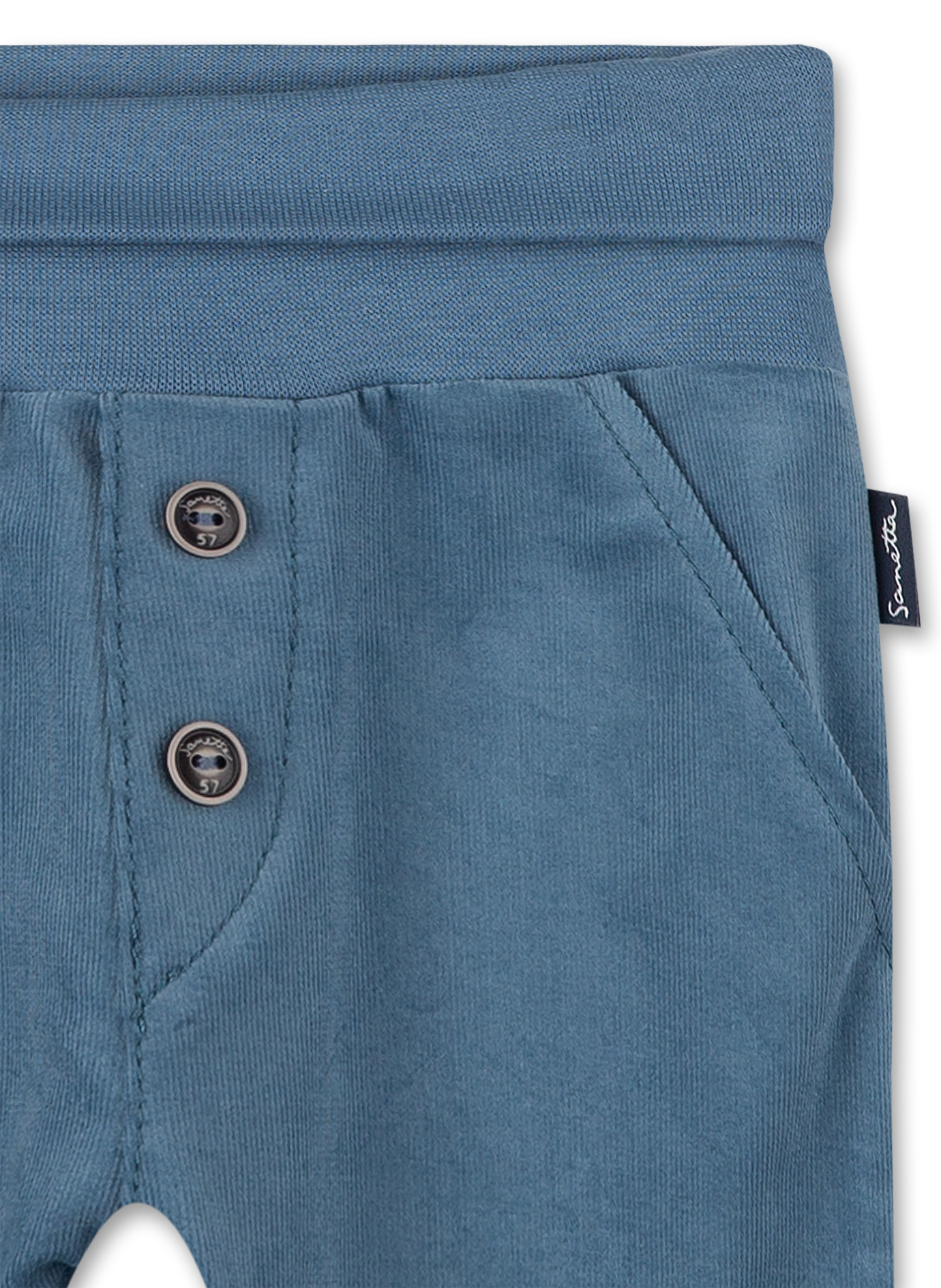 Jungen-Cordhose gefüttert Hellblau Clever Fox