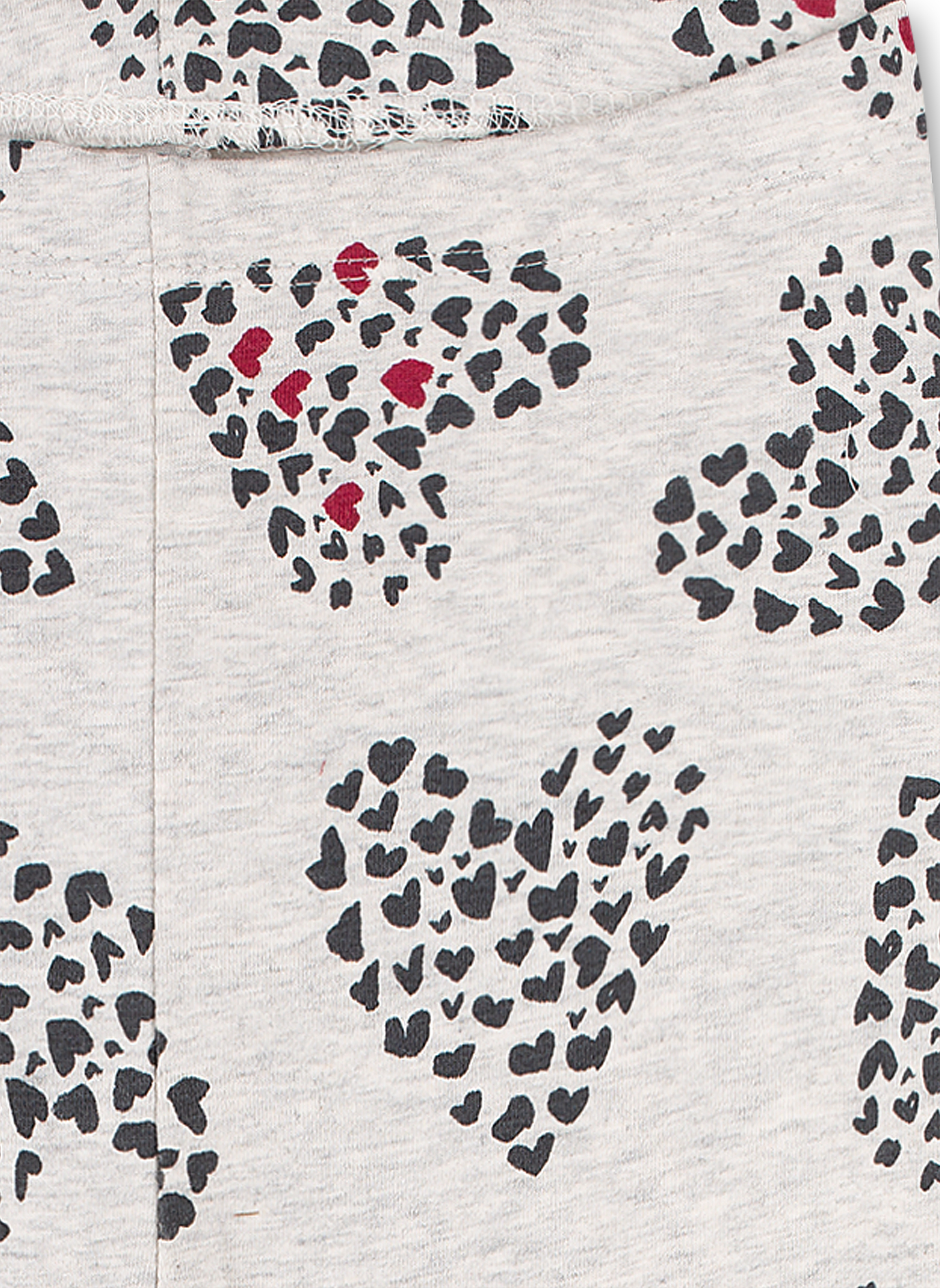Mädchen-Leggings Graumelange With all my Heart