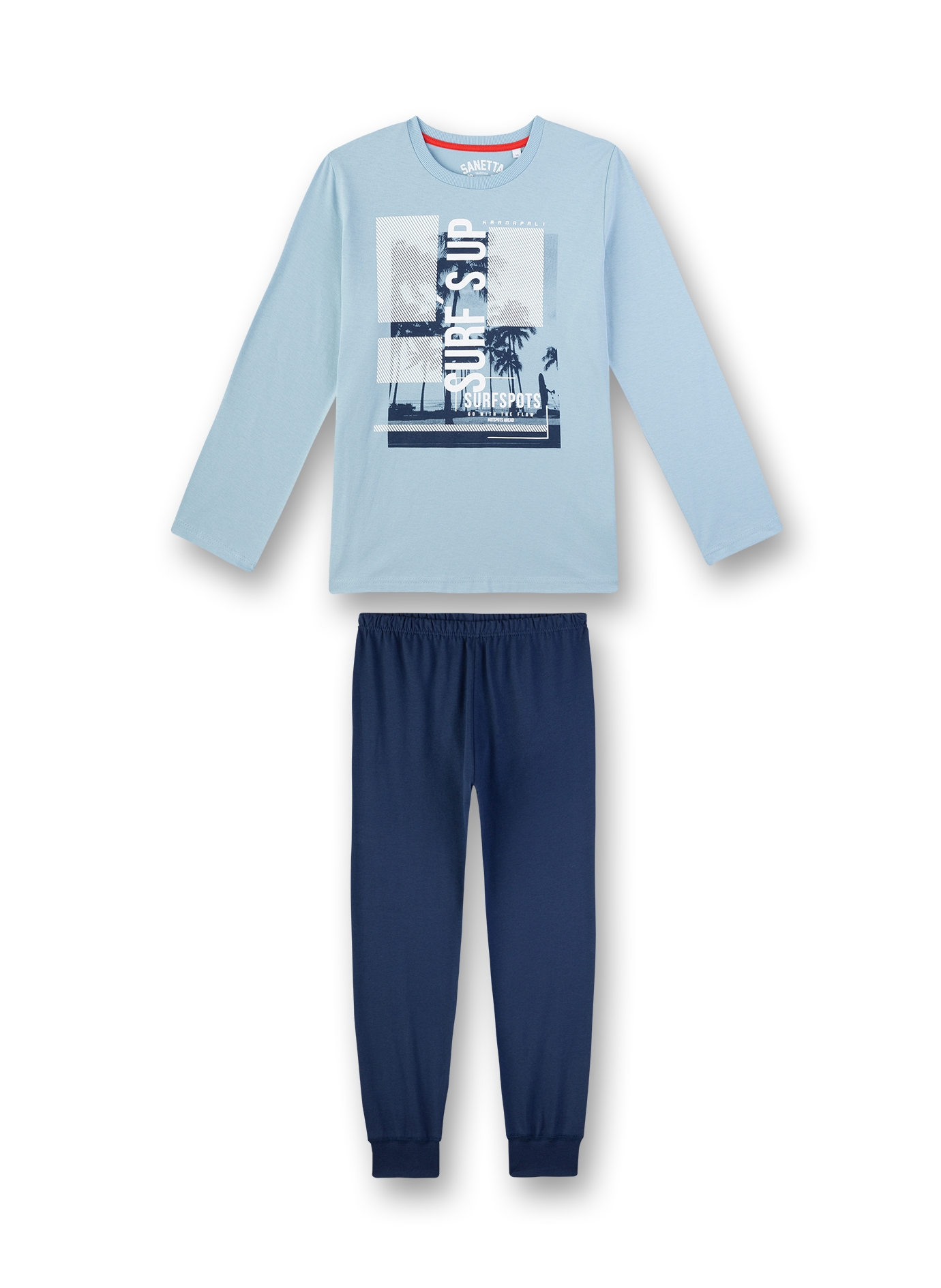 Jungen-Schlafanzug Blau Surf Seekers