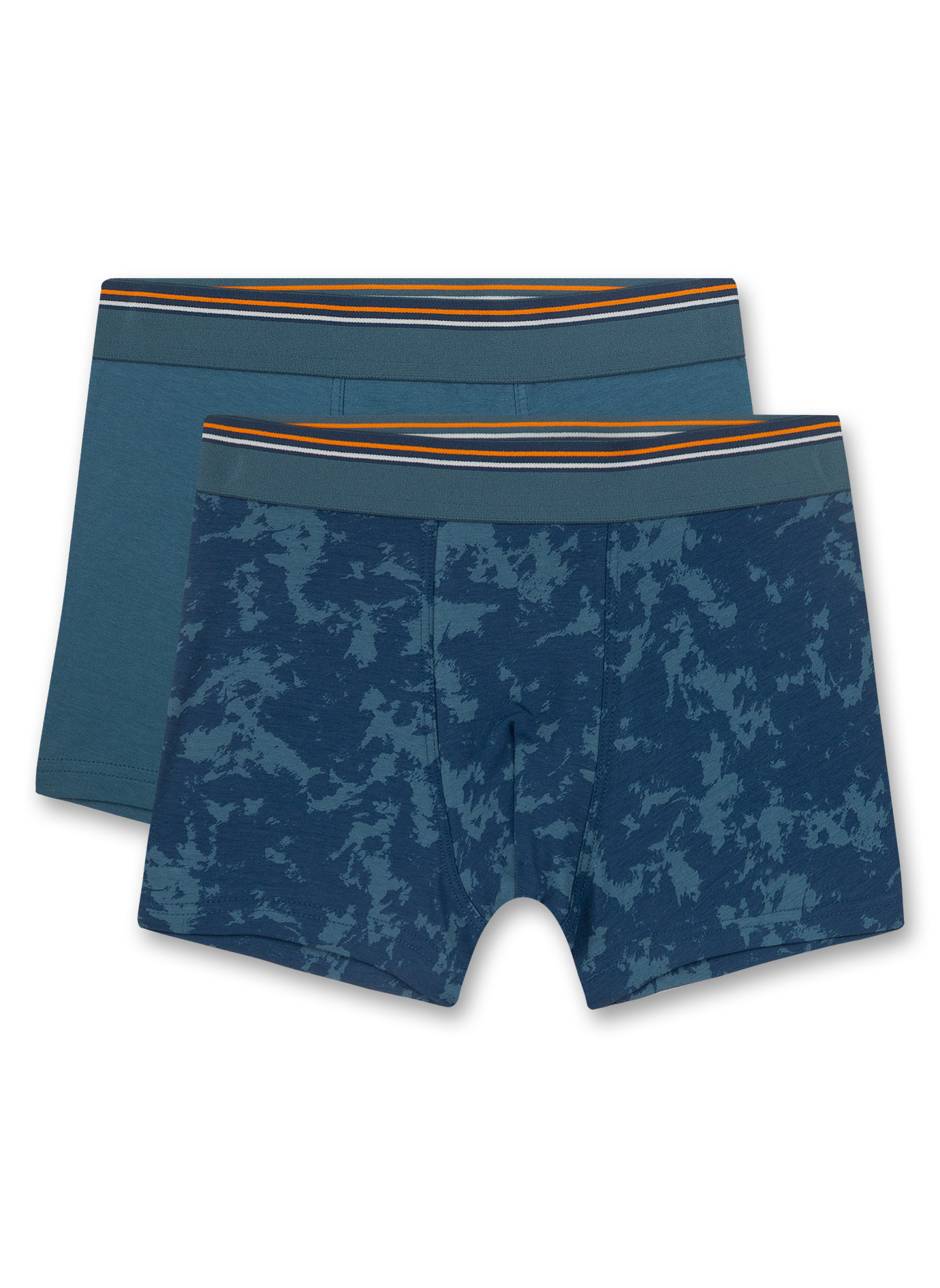 Jungen-Hipshorts (Doppelpack) Blau