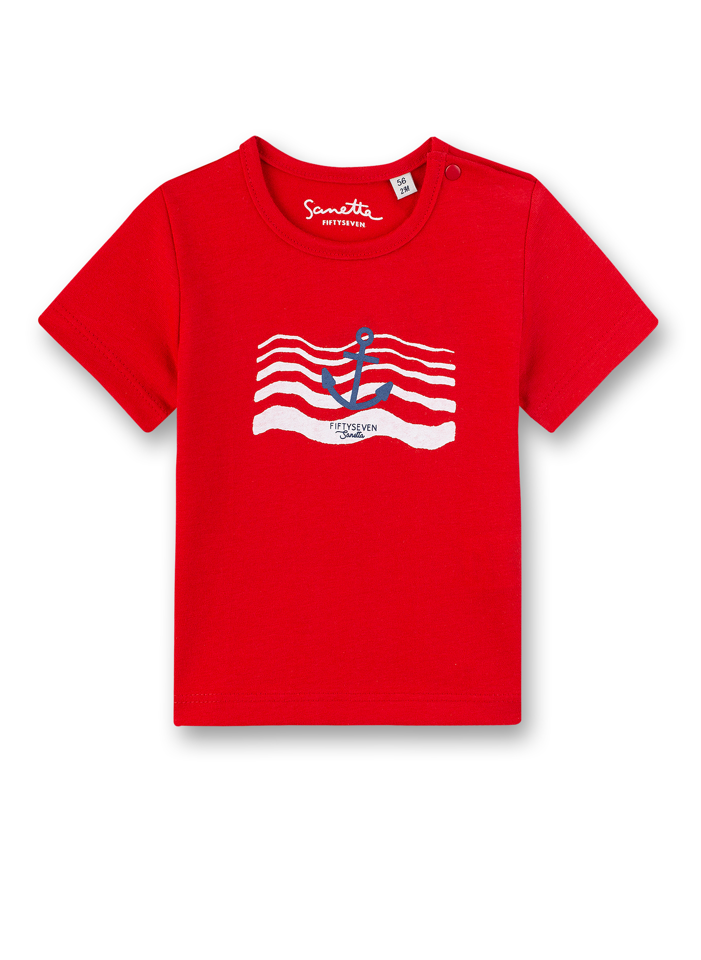 Jungen T-Shirt Rot Small Sailor