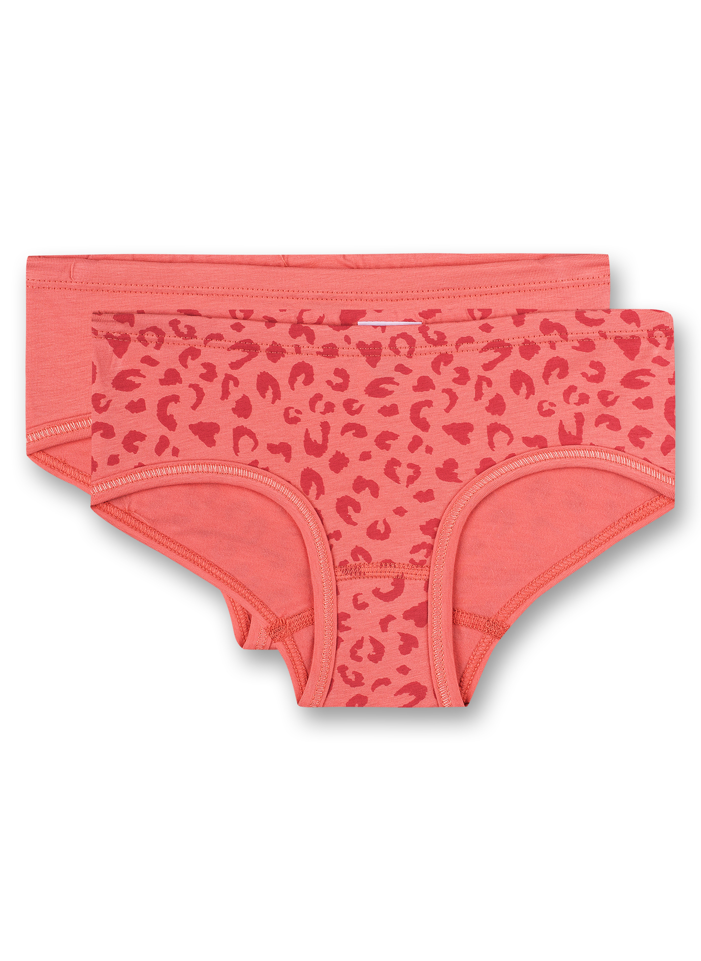 Mädchen-Hüftslip (Doppelpack) Rosa Fancy Cat