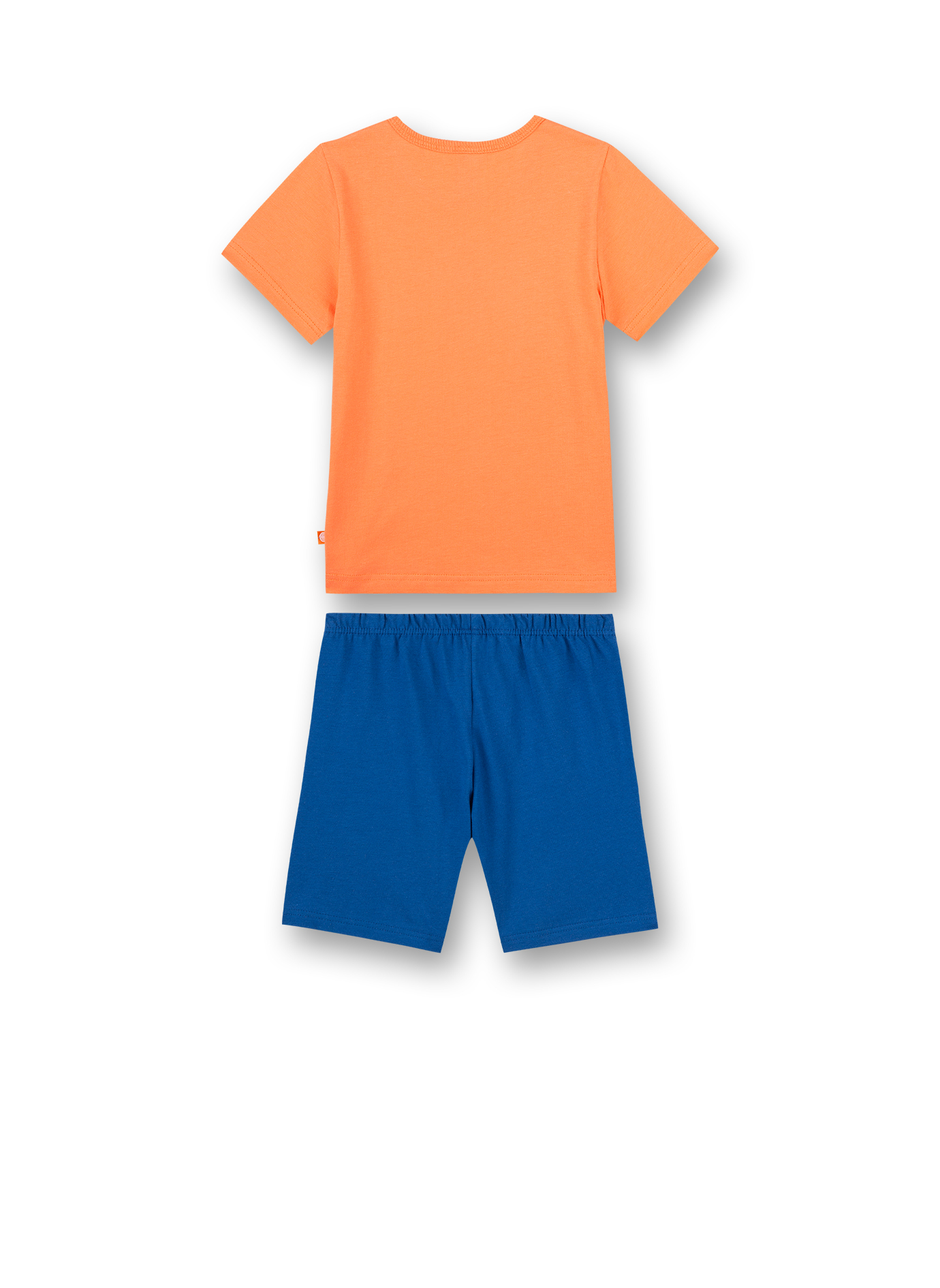Jungen-Schlafanzug kurz Orange BMX