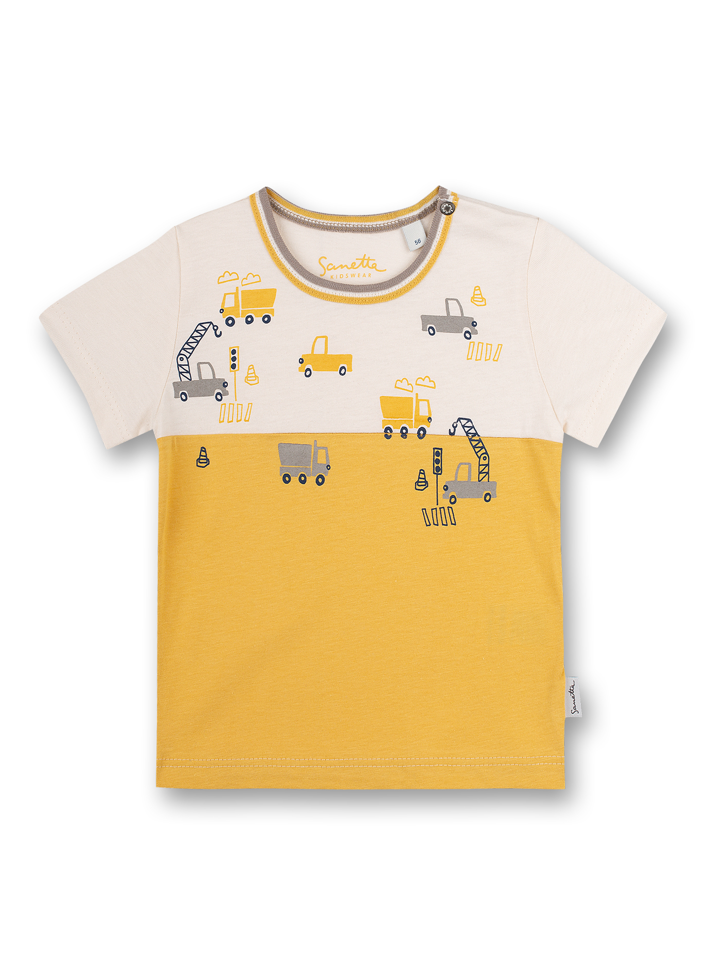 Jungen T-Shirt Off-White Little Builder