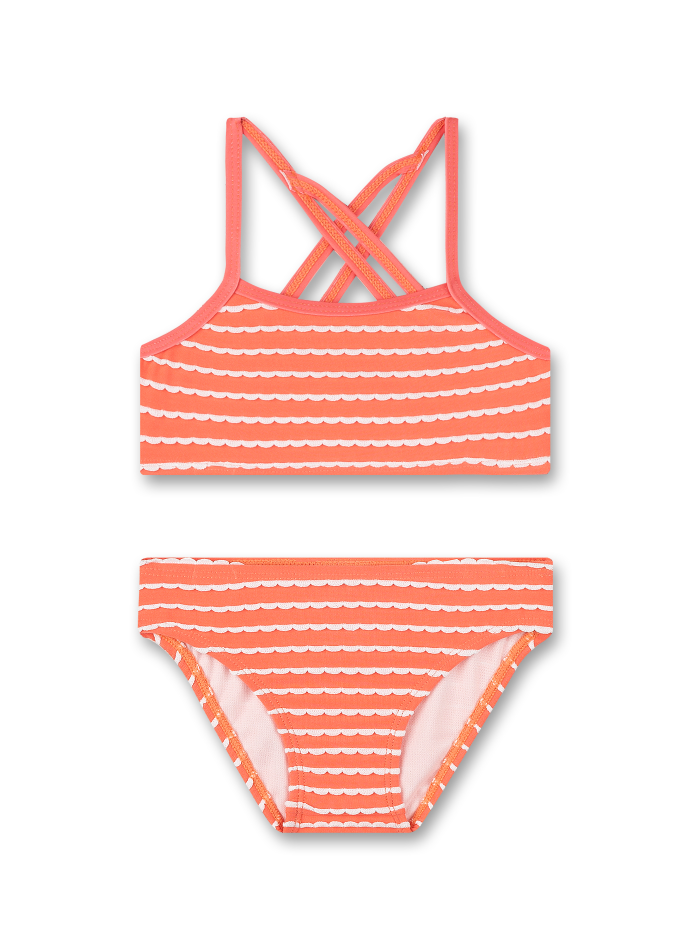 Mädchen-Bikini Orange