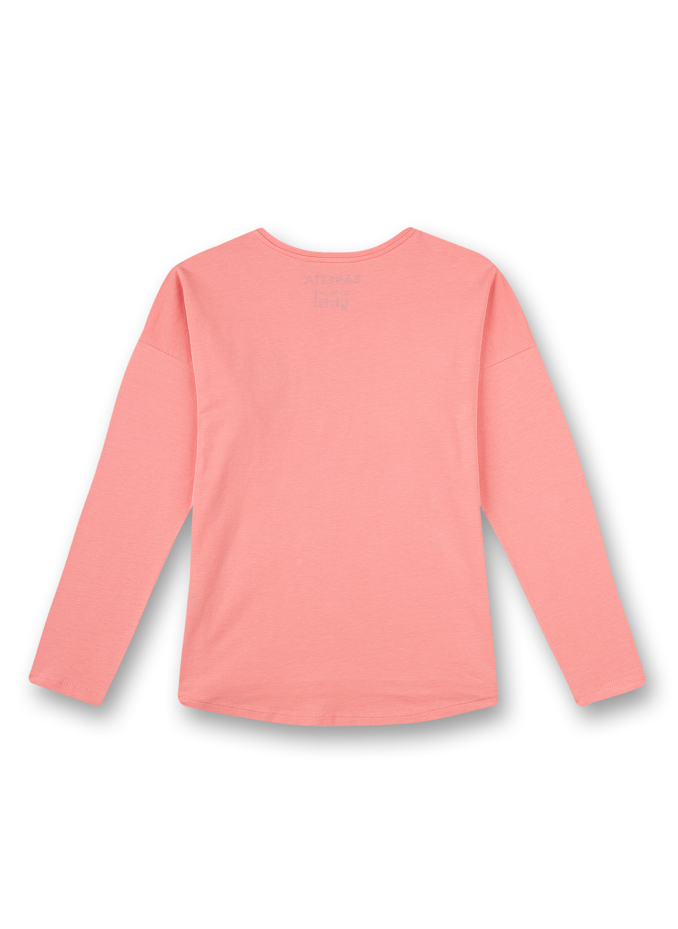 Mädchen-Shirt langarm Rosa Athleisure Roller Girl