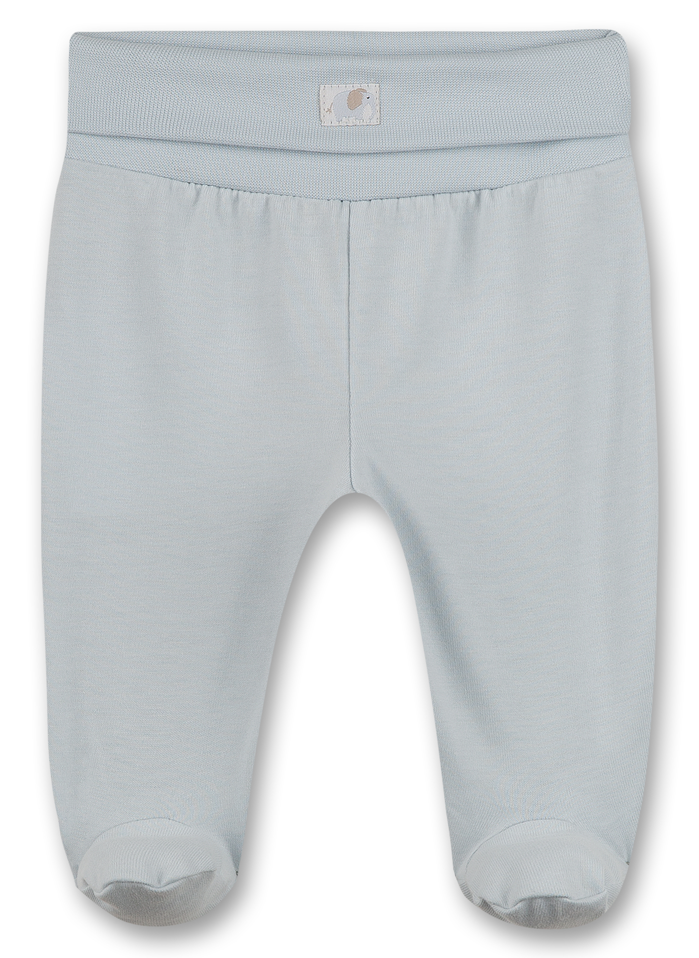 Babyhose mit Fuß Little Elephant Hellblau