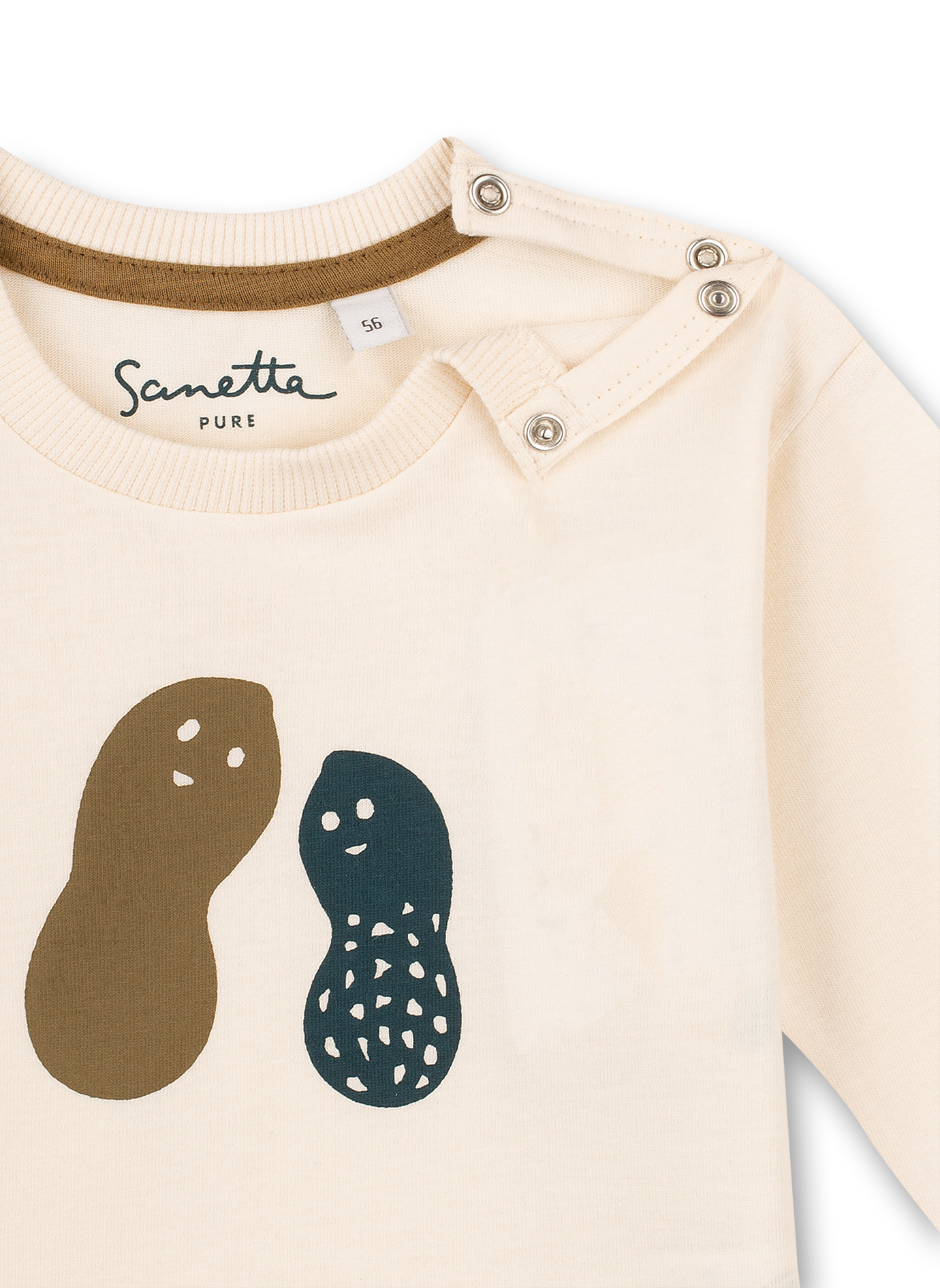 Jungen-Shirt langarm Off-White