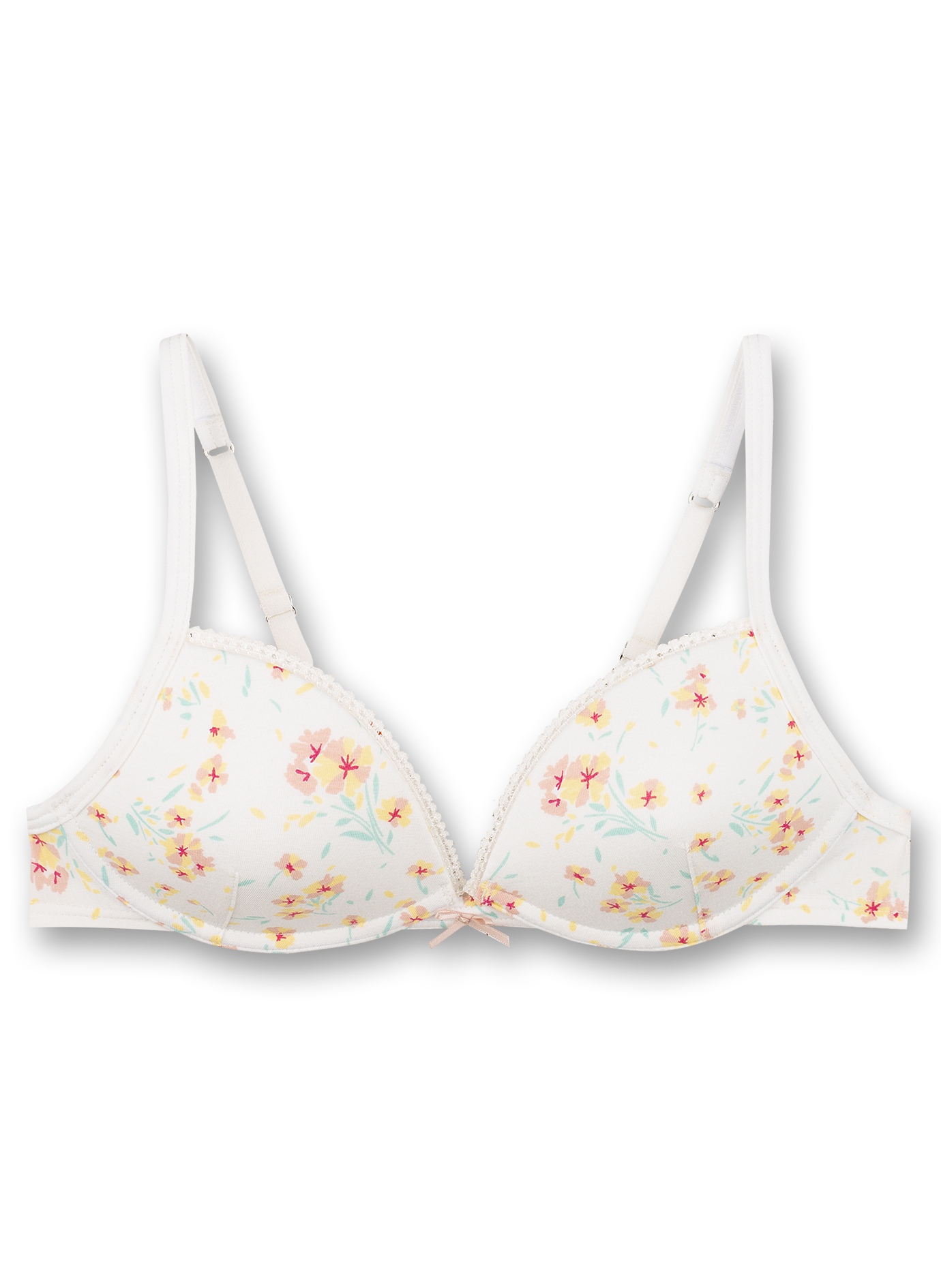 Mädchen-Soft Cup Bra Off-White Japanese Summer