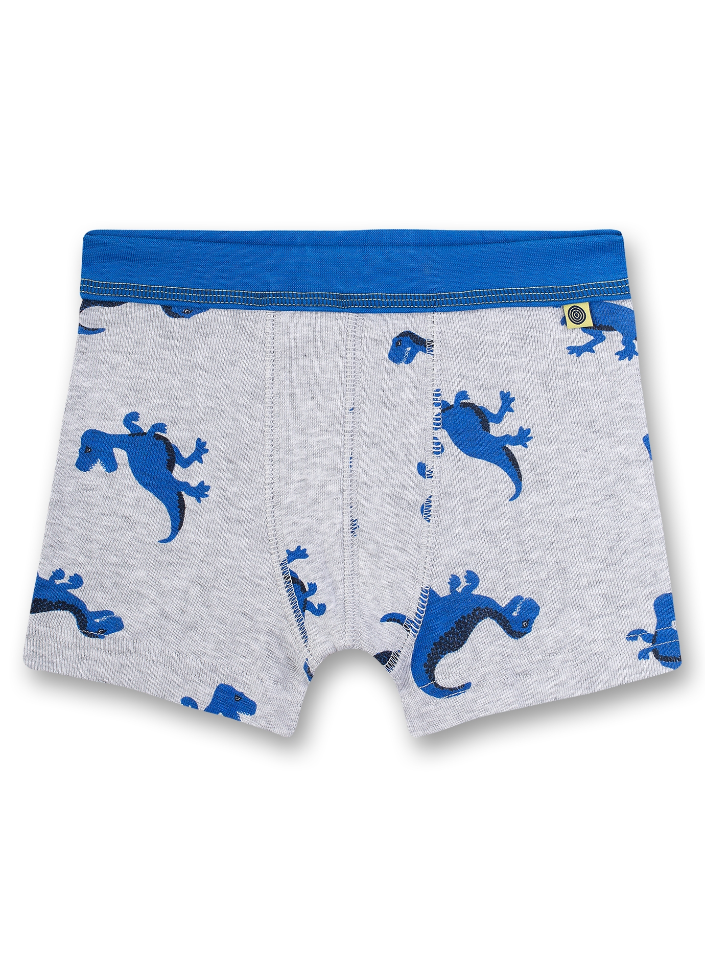 Jungen-Shorts Graumelange Dino
